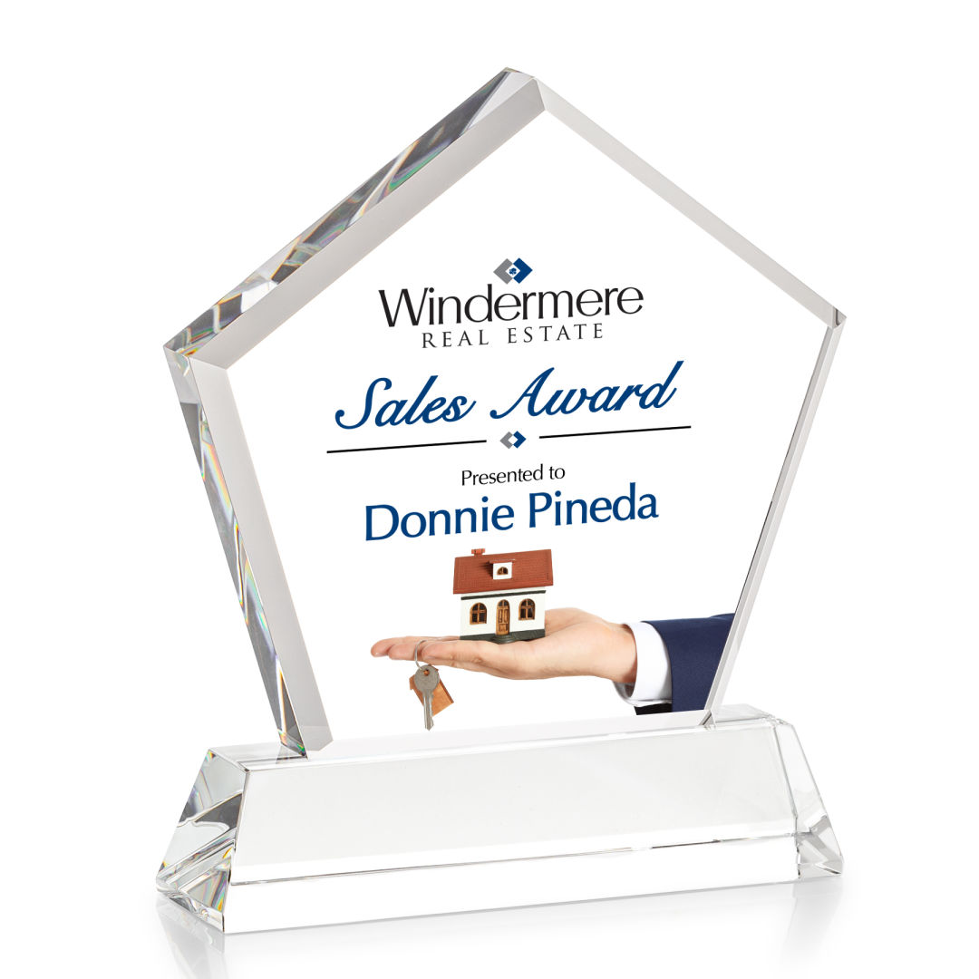 Genosee VividPrint™ Award on Base - Clear