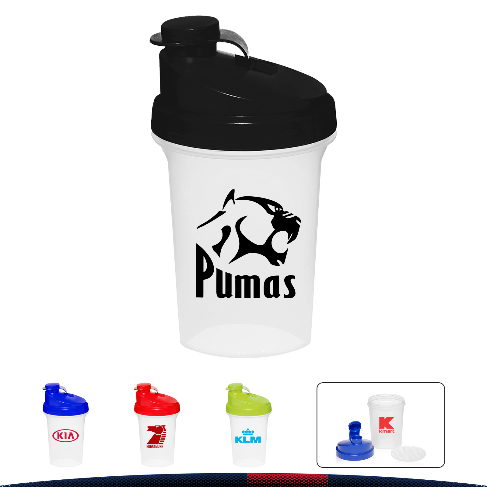 Nabitl Plastic Shaker Bottle - 16 OZ. 6