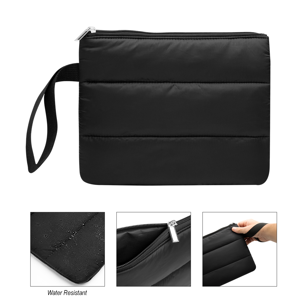 Luxe Puffer Wristlet Pouch 3