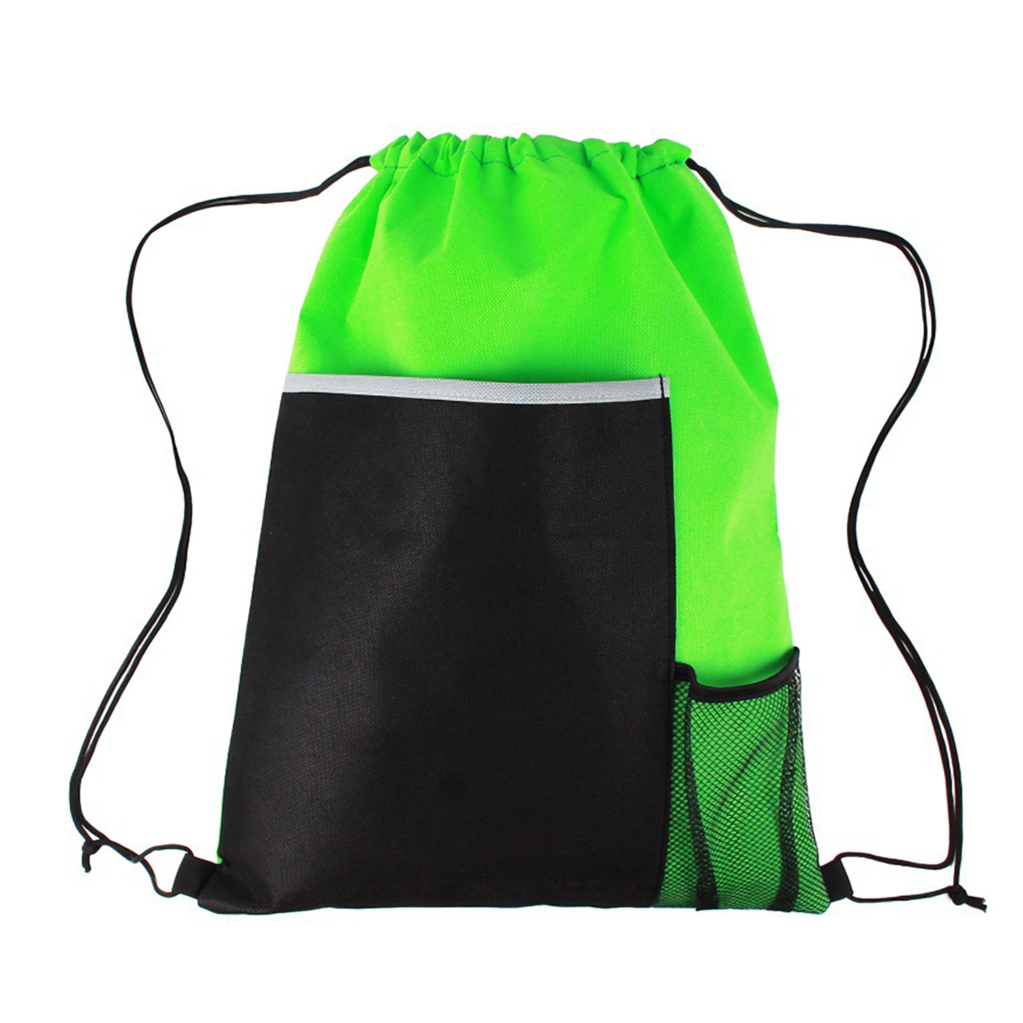 Drawstring Backpack with Front Pocket 5