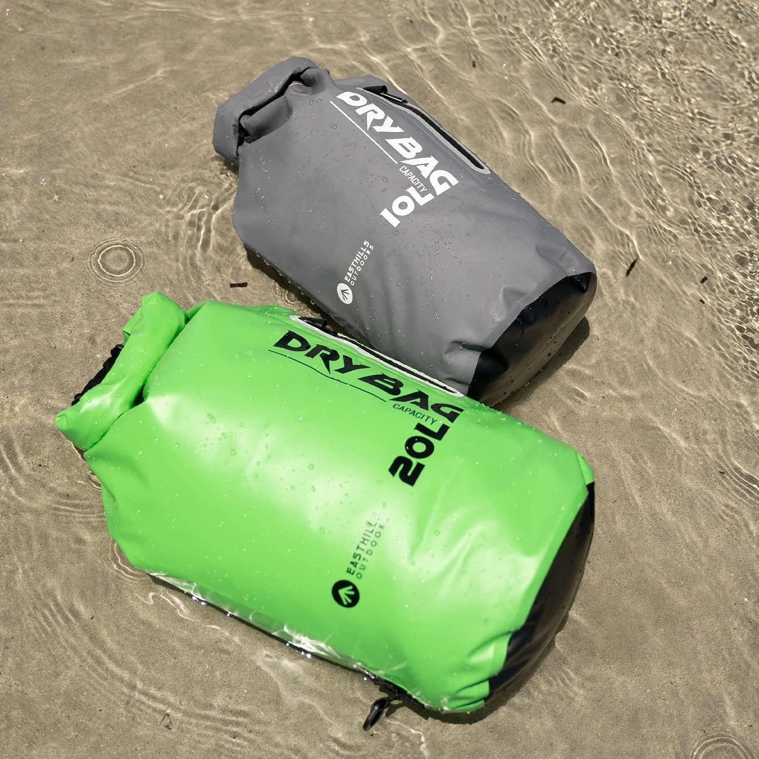 Custom 10L Water Resistant Dry Bag with Single Strap 10