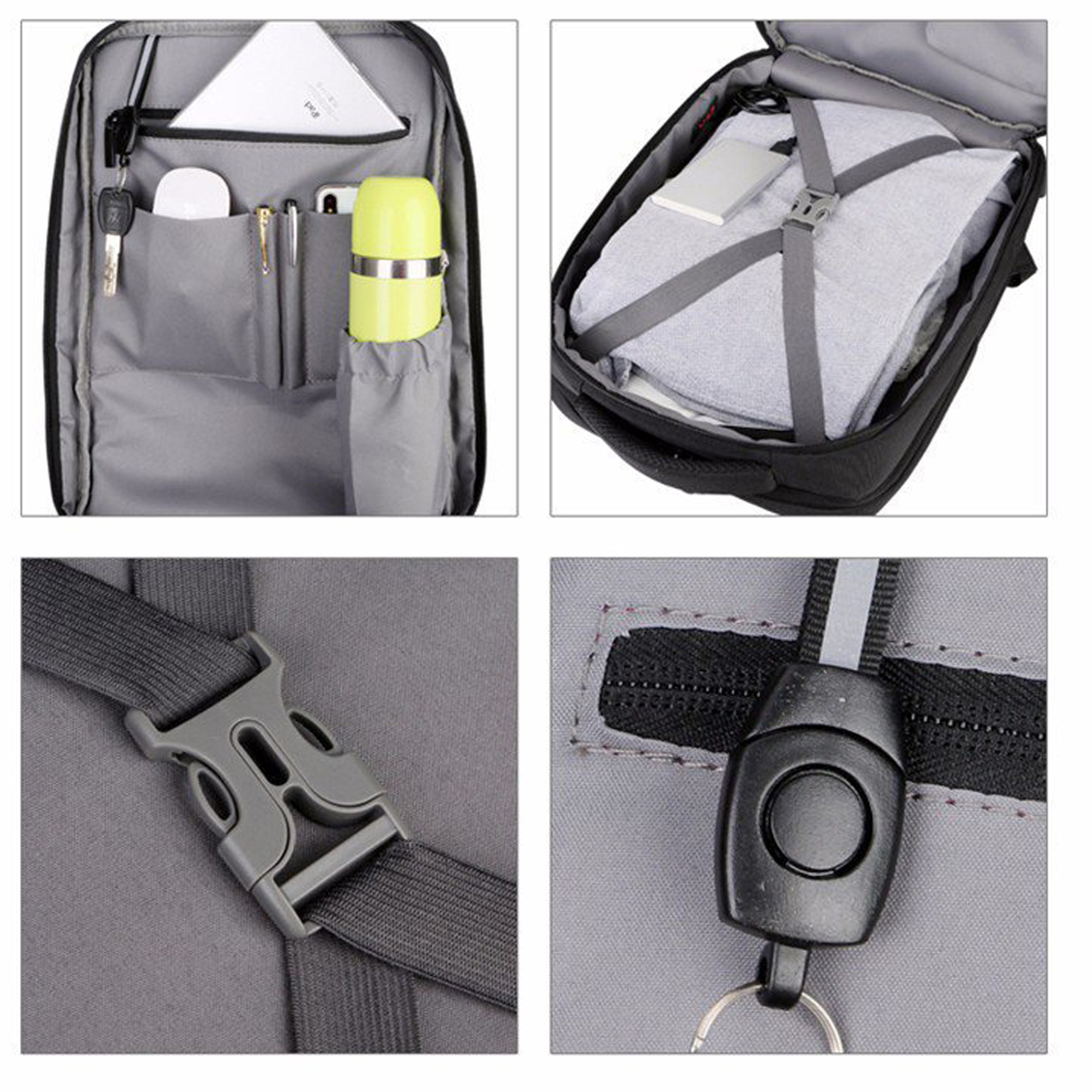15.6" Travel Laptop Backpack - Durable and Spacious 3