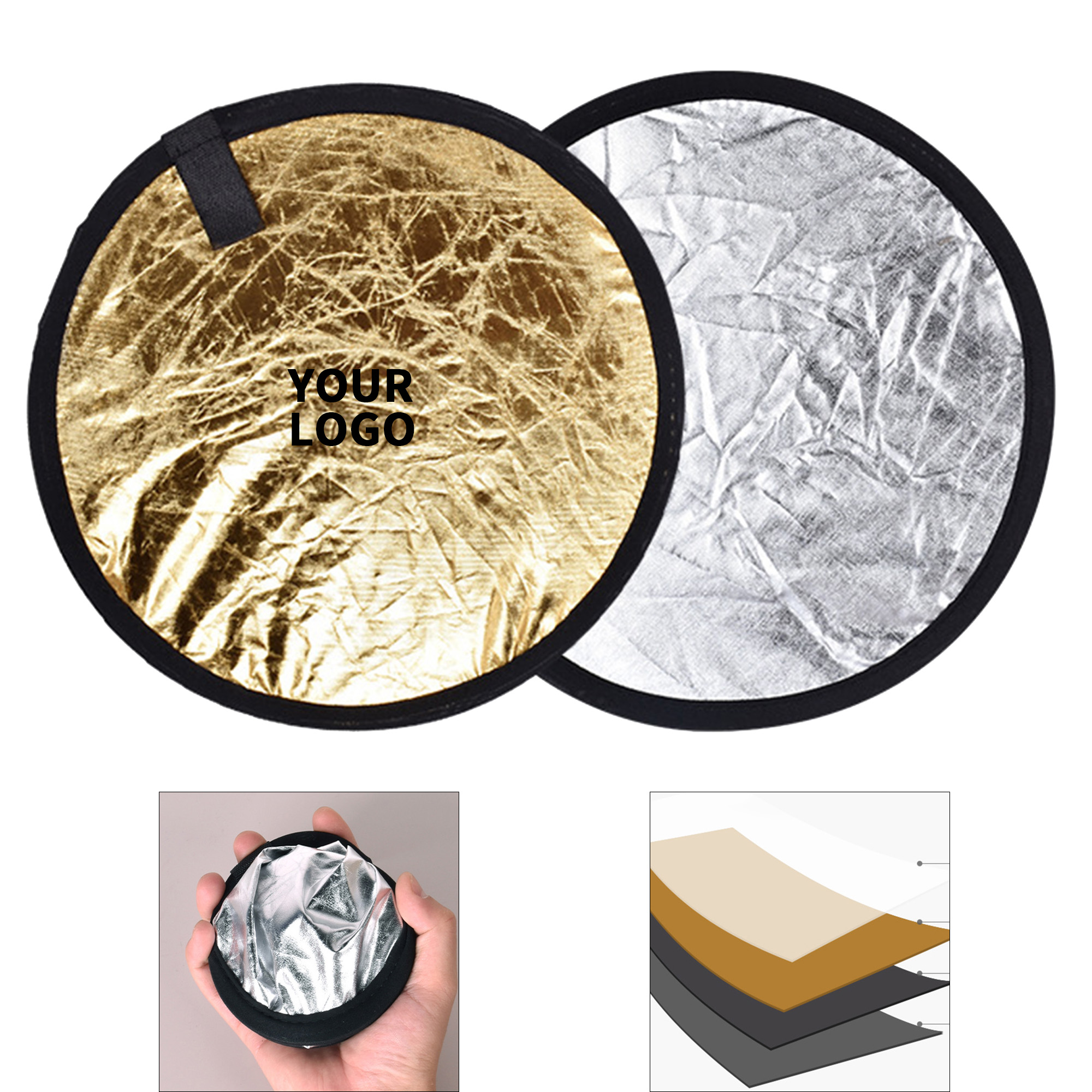 Collapsible Light Diffusion Disk For Photography 4
