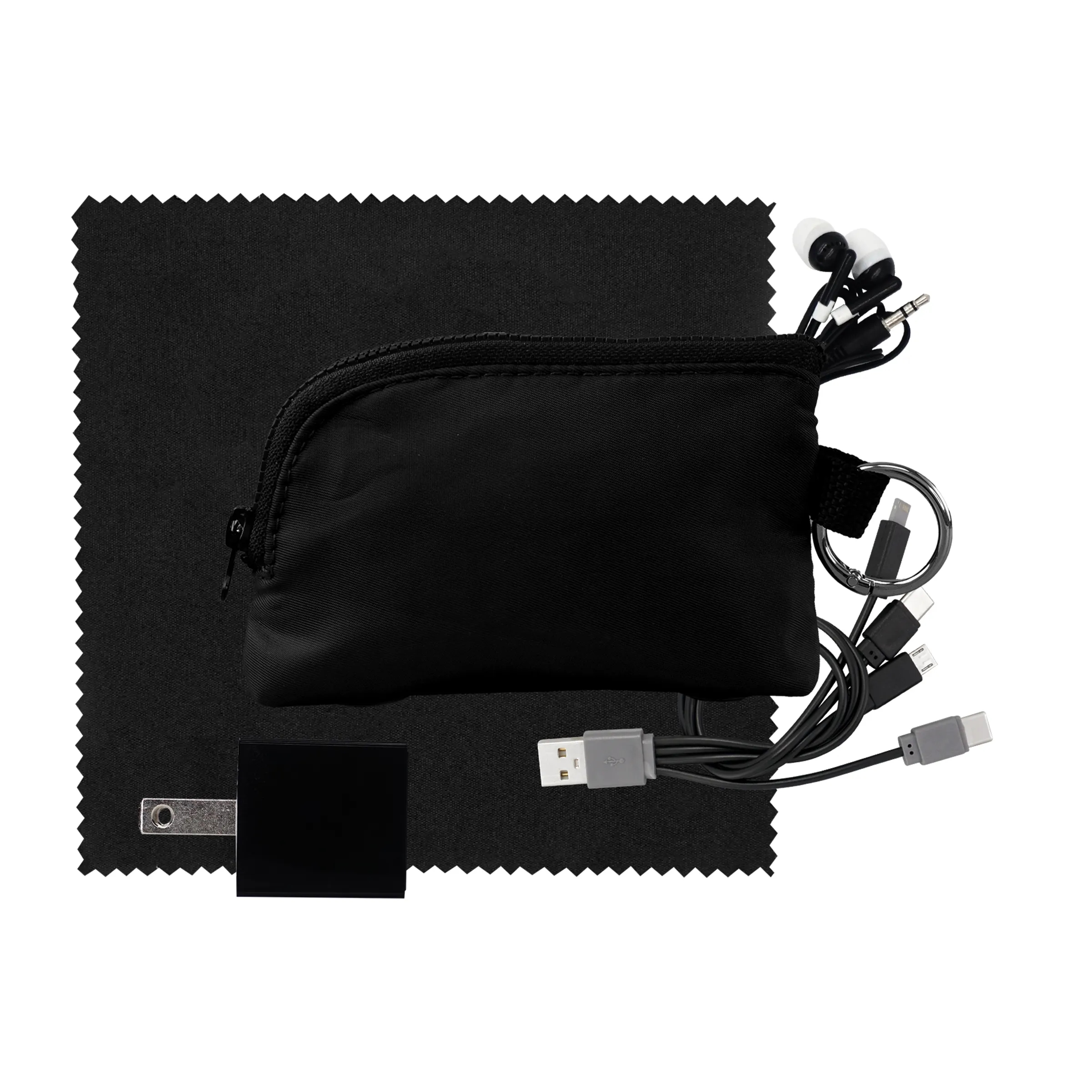 Zip Around Cable, Cloth, Wall & Ear Bud Kit 9