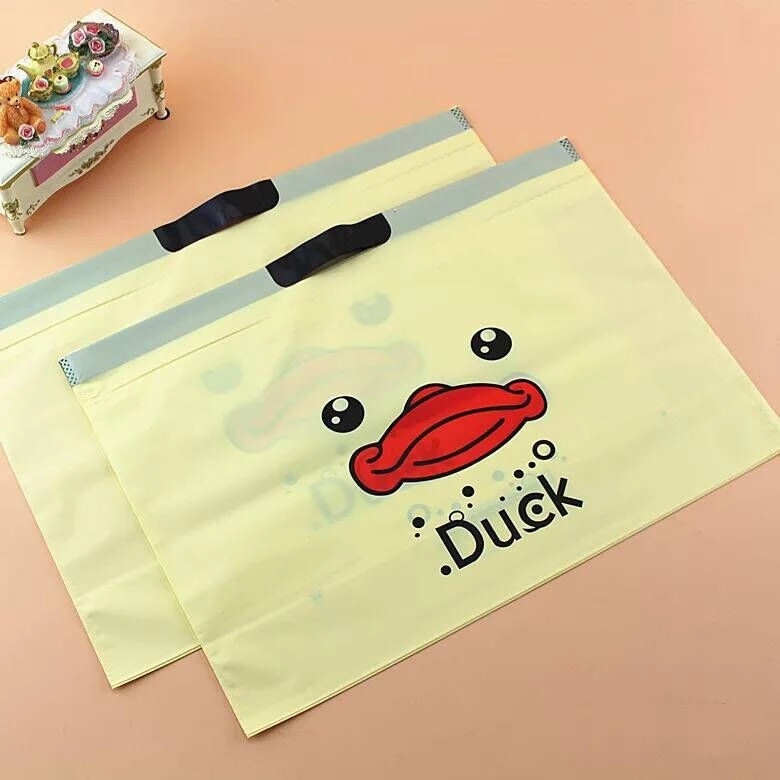 Custom Recyclable Plastic Drawstring Bags 1