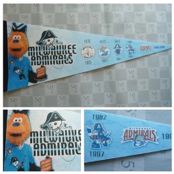 Full Color Imprint Premium Felt Pennant 3
