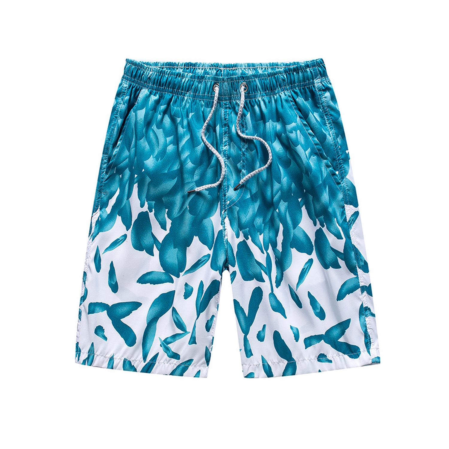 Men's Summer Polyester Quick Dry Beach Shorts 6