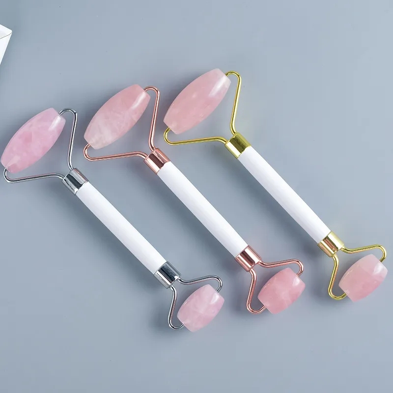 Rose Quartz Facial Roller 2