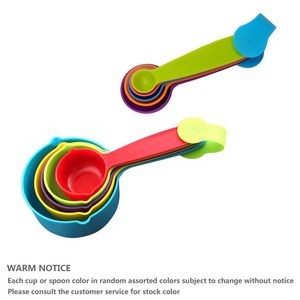 Assorted 5 In 1 Plastic Measuring Cup With Dual Pourers And Volume Marks 3