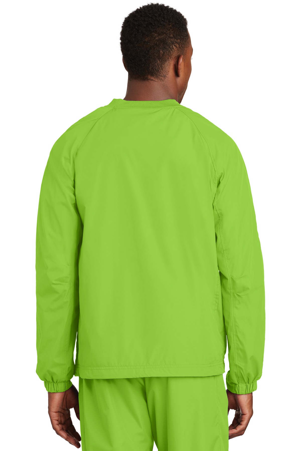 Sport-Tek V-Neck Raglan Wind Shirt. JST72 15