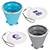 Groove 9 oz Collapsible Silicone Cup with Lid 12