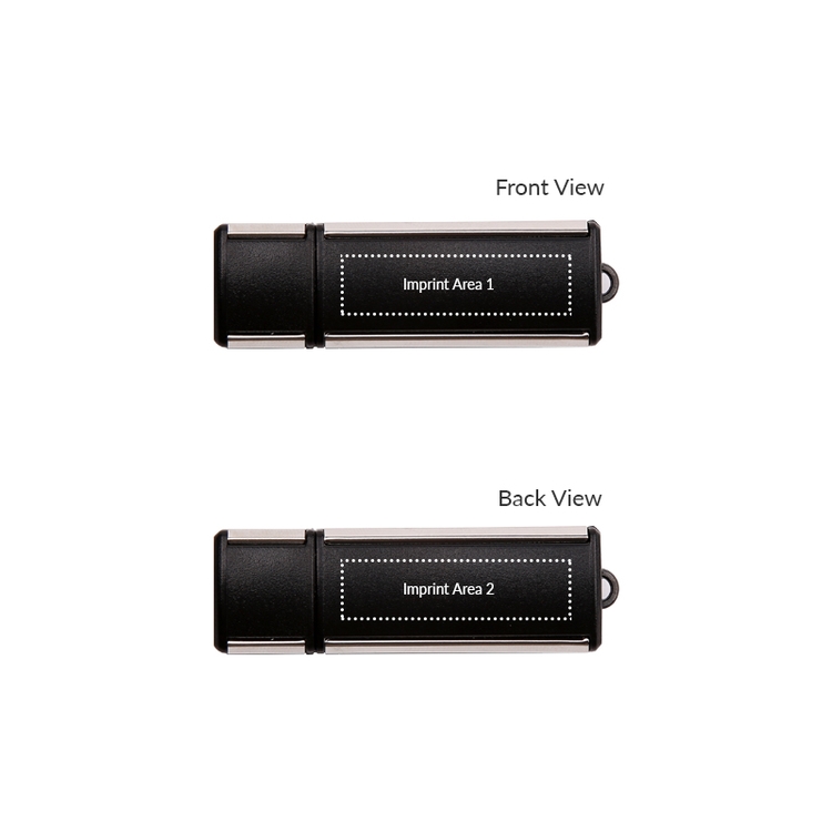USB Flash Drive with Aluminum Side Trim 4