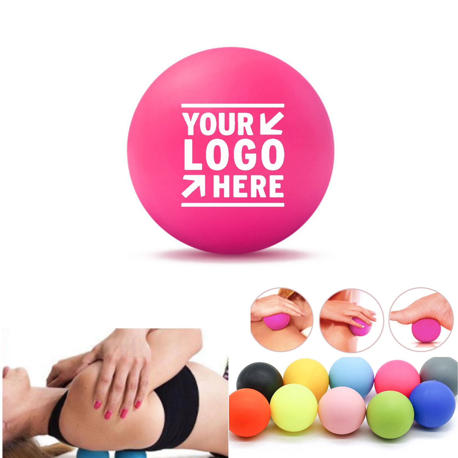 Yoga Fitness Muscle Silicone Massage Ball 2