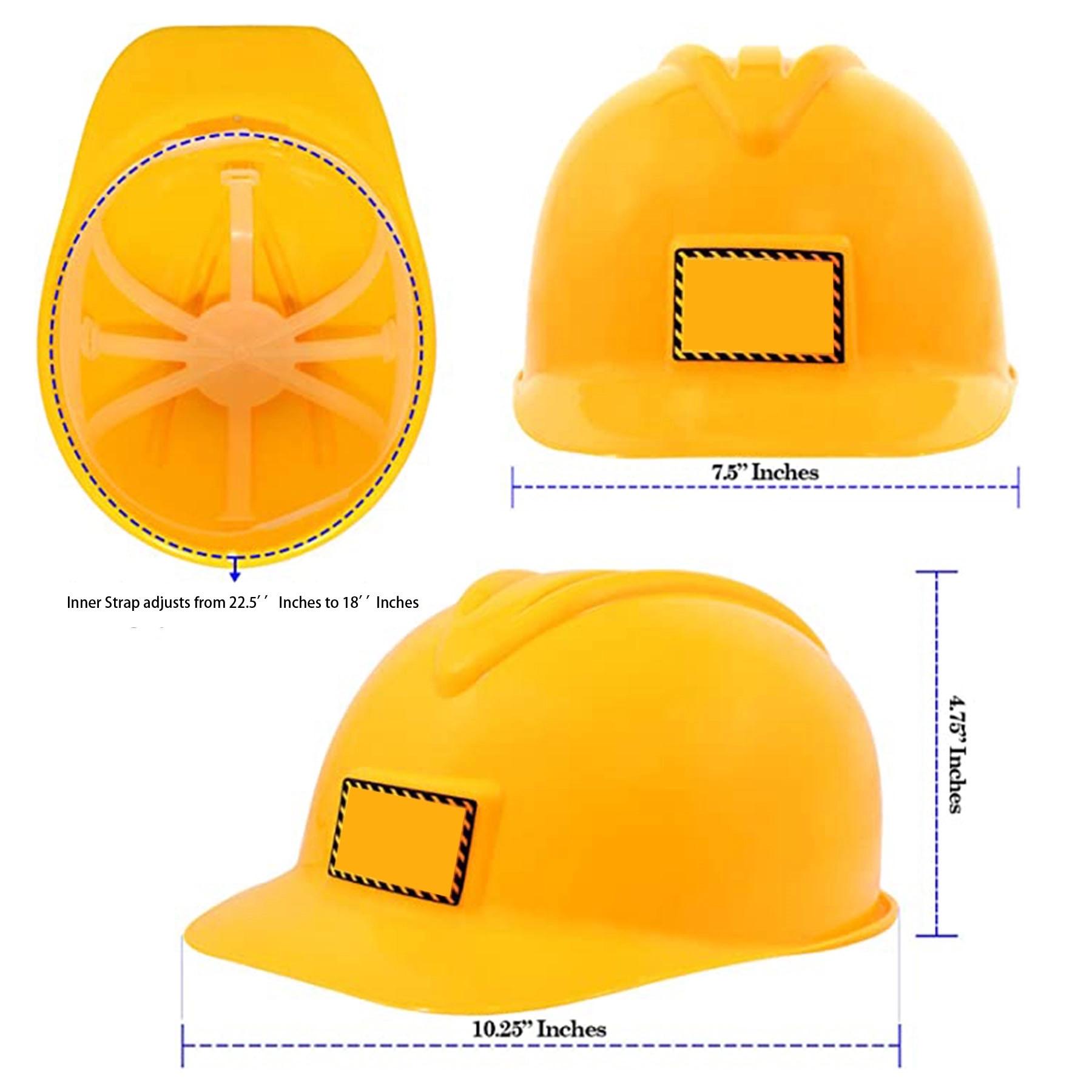 Soft Plastic Yellow Kids Party Hat 3