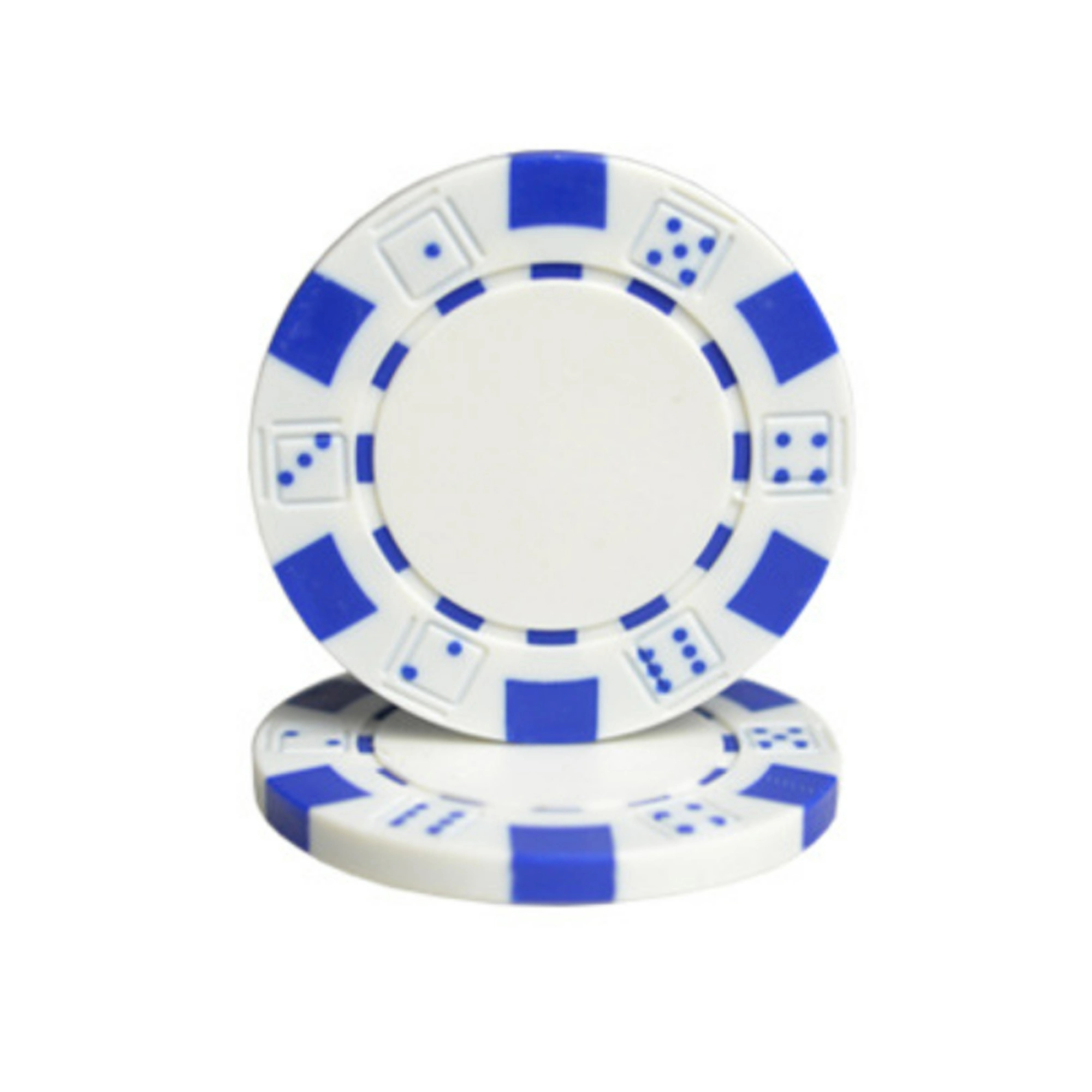 Clay Composite Dice Striped Casino Poker Chips 8
