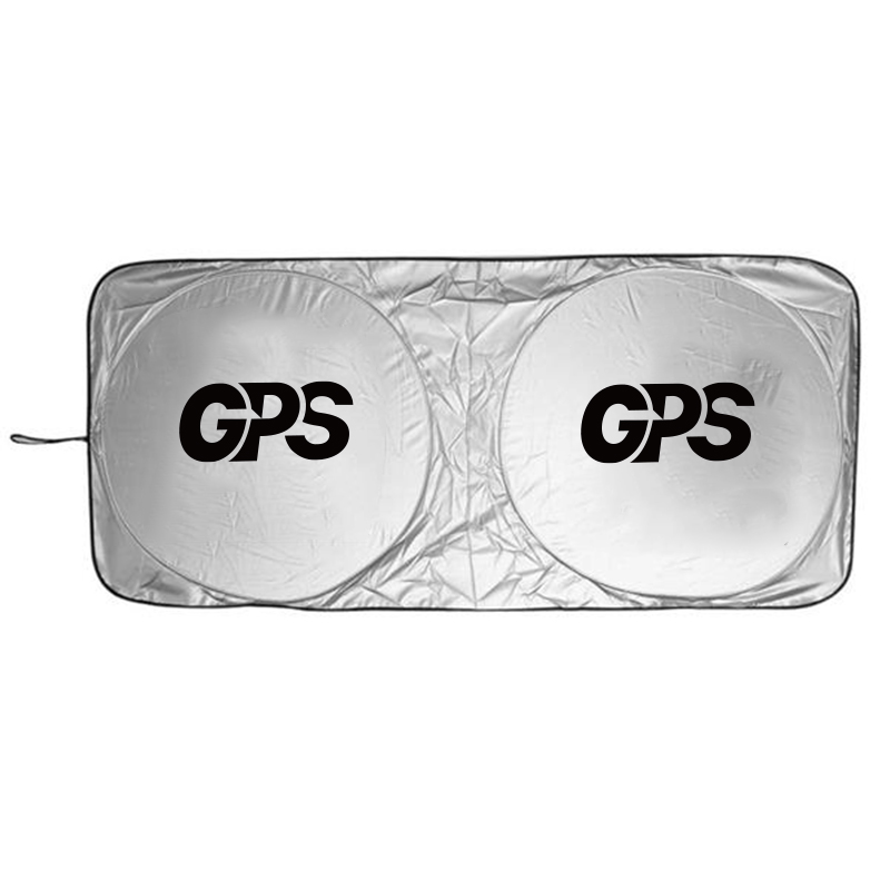 59 " Silver Coated Car Sunshade 4