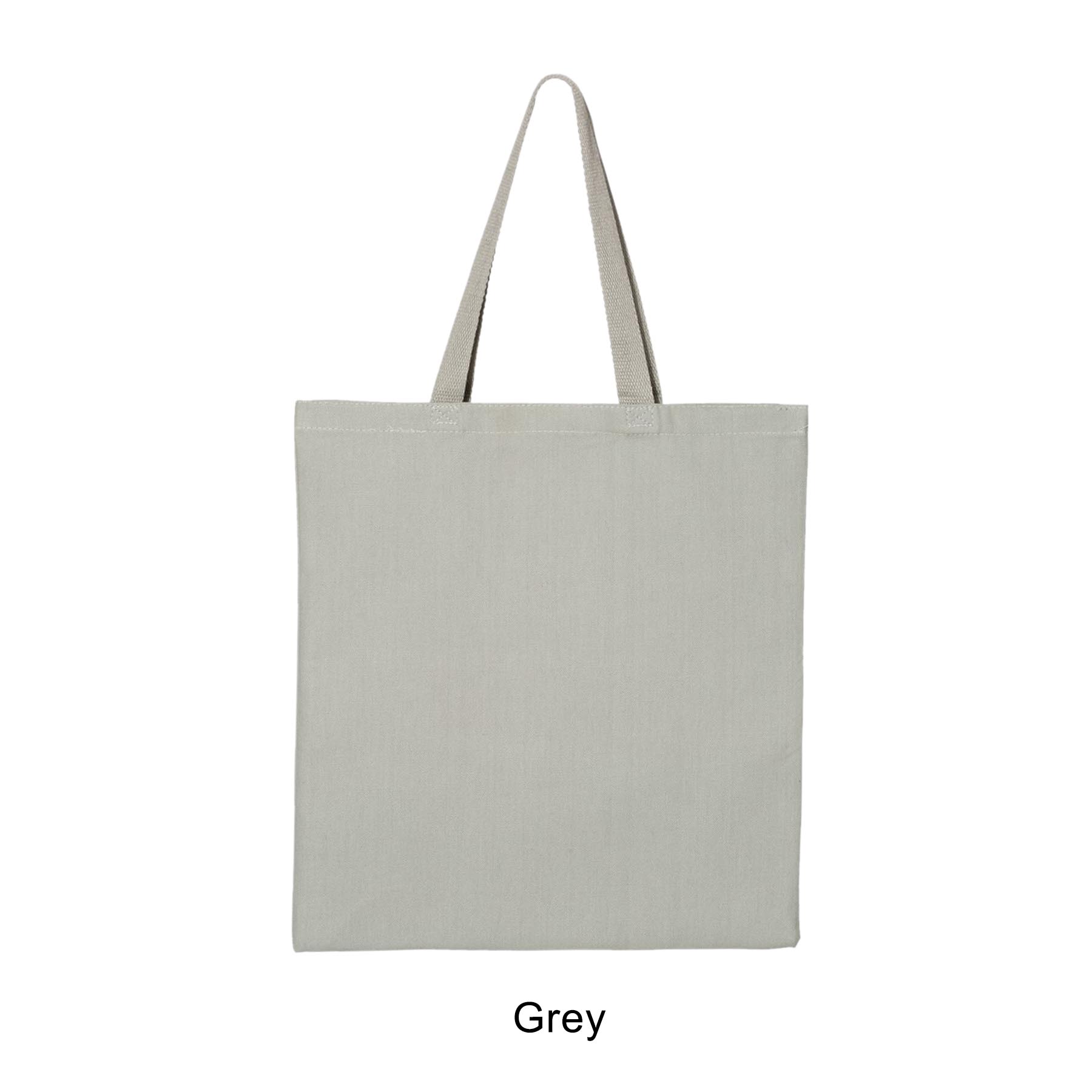 12 oz. Canvas Promotional Colored handle Tote Bag 22