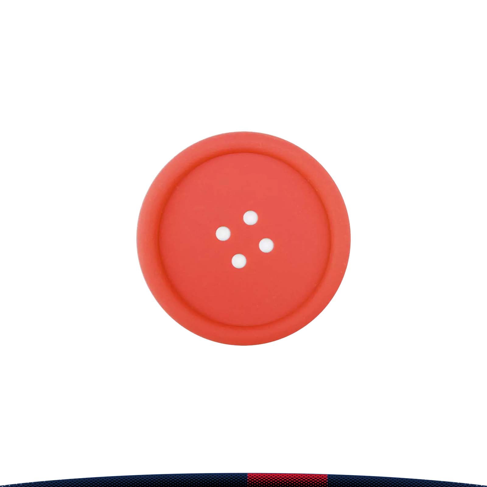 Colorful Button PVC Soft Rubber Coaster 5