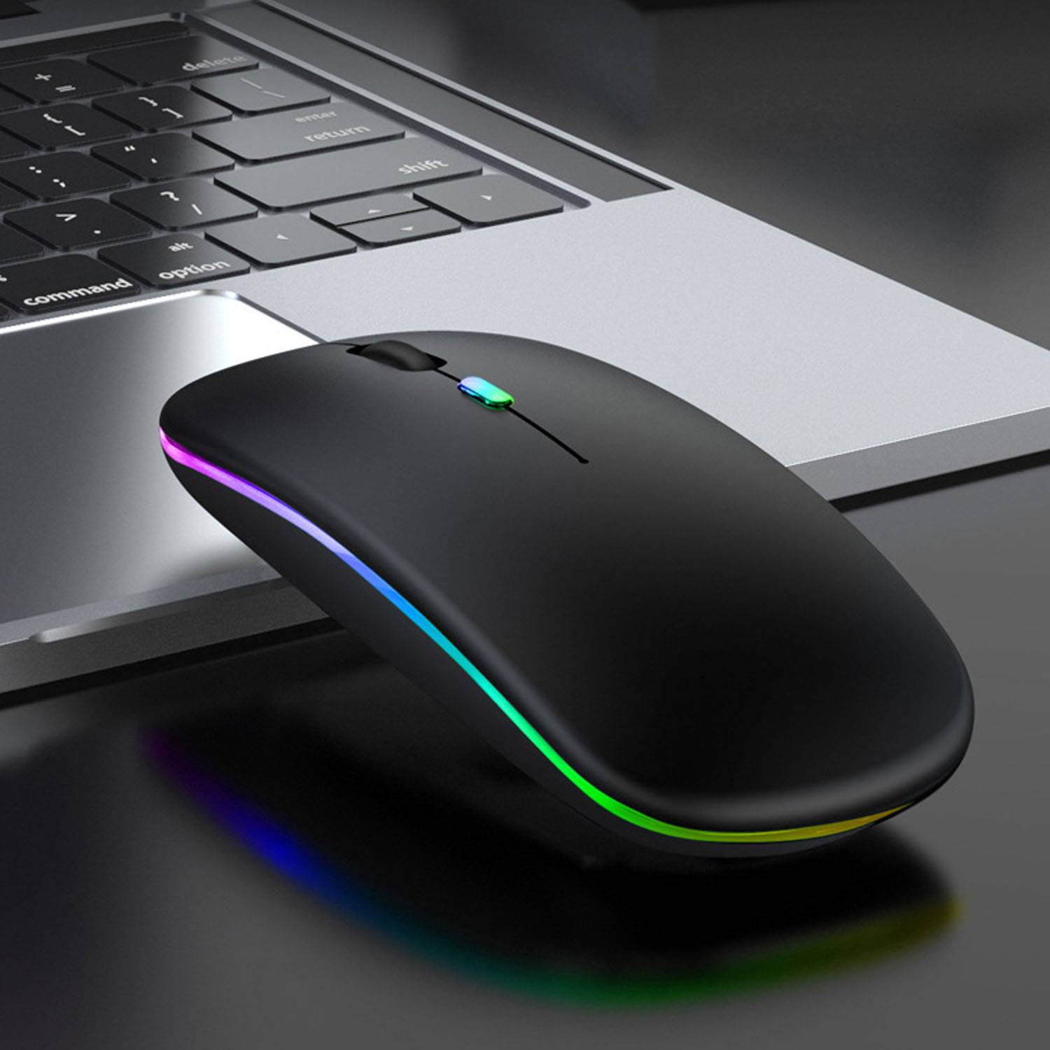 Rechargeable Slim Silent Mobile Optical Office LED Mouse 3