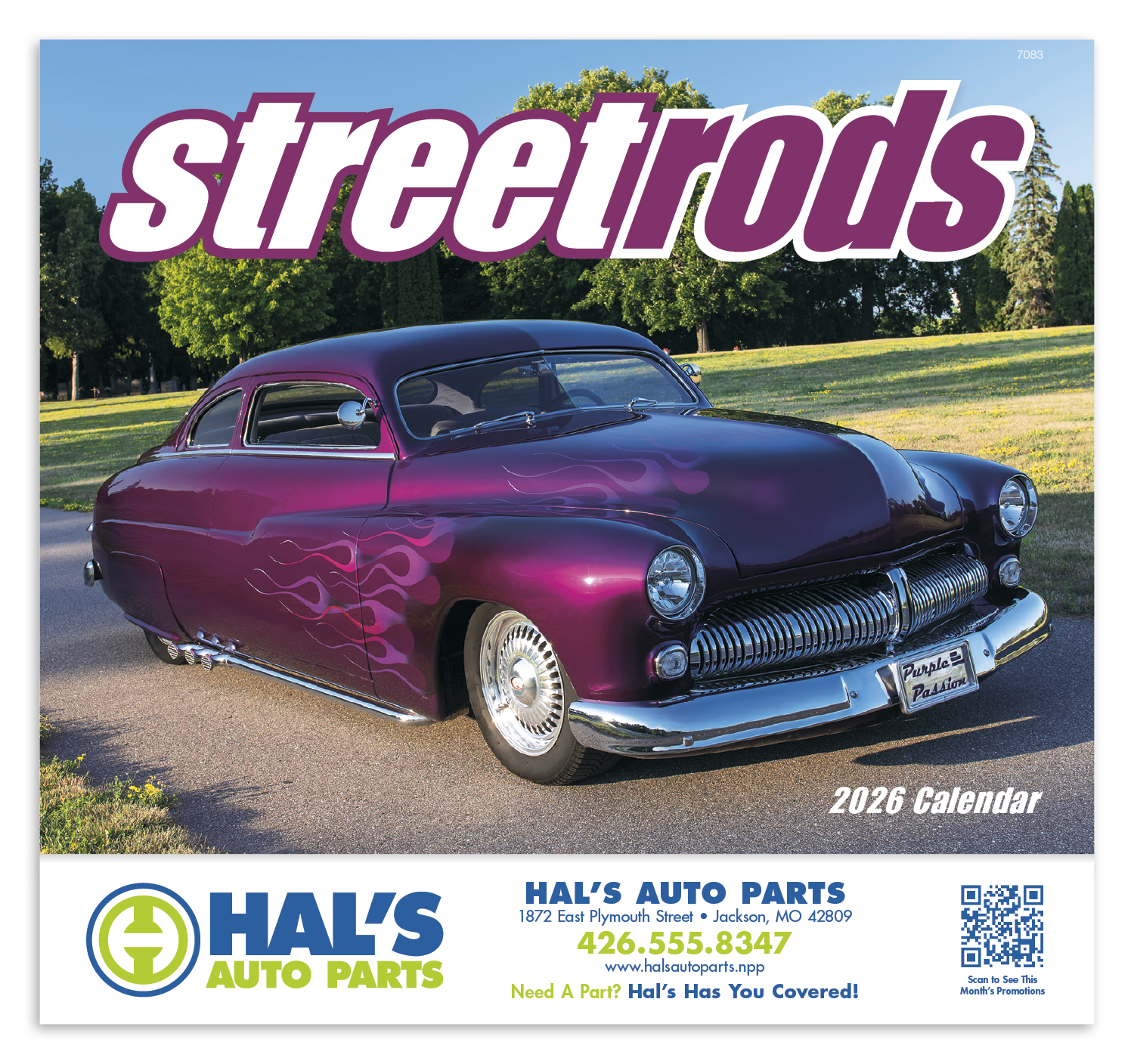Good Value™ Street Rods - Stapled Calendar 47