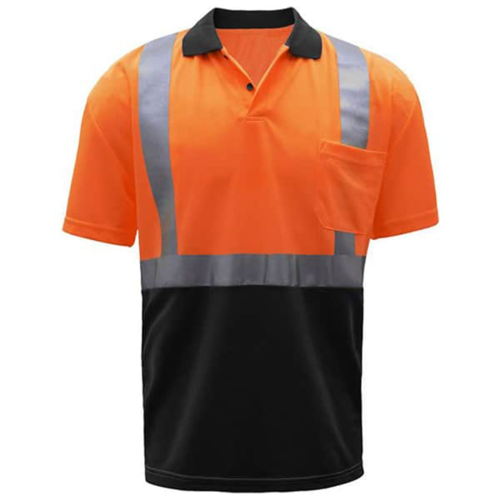 VISIPRO Class 3 Short Sleeve Reflective Front Colorblock Safety Polo - BirdsEye Mesh - ANSI 107-2015 6