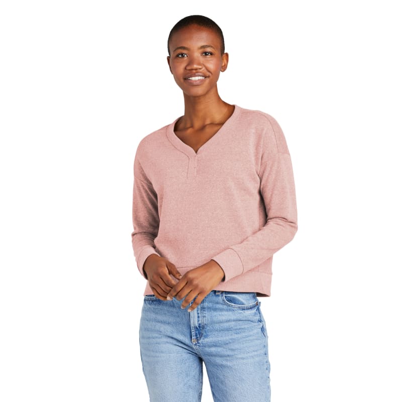 District Women's Perfect Tri Fleece V-Neck Sweatshirt 6