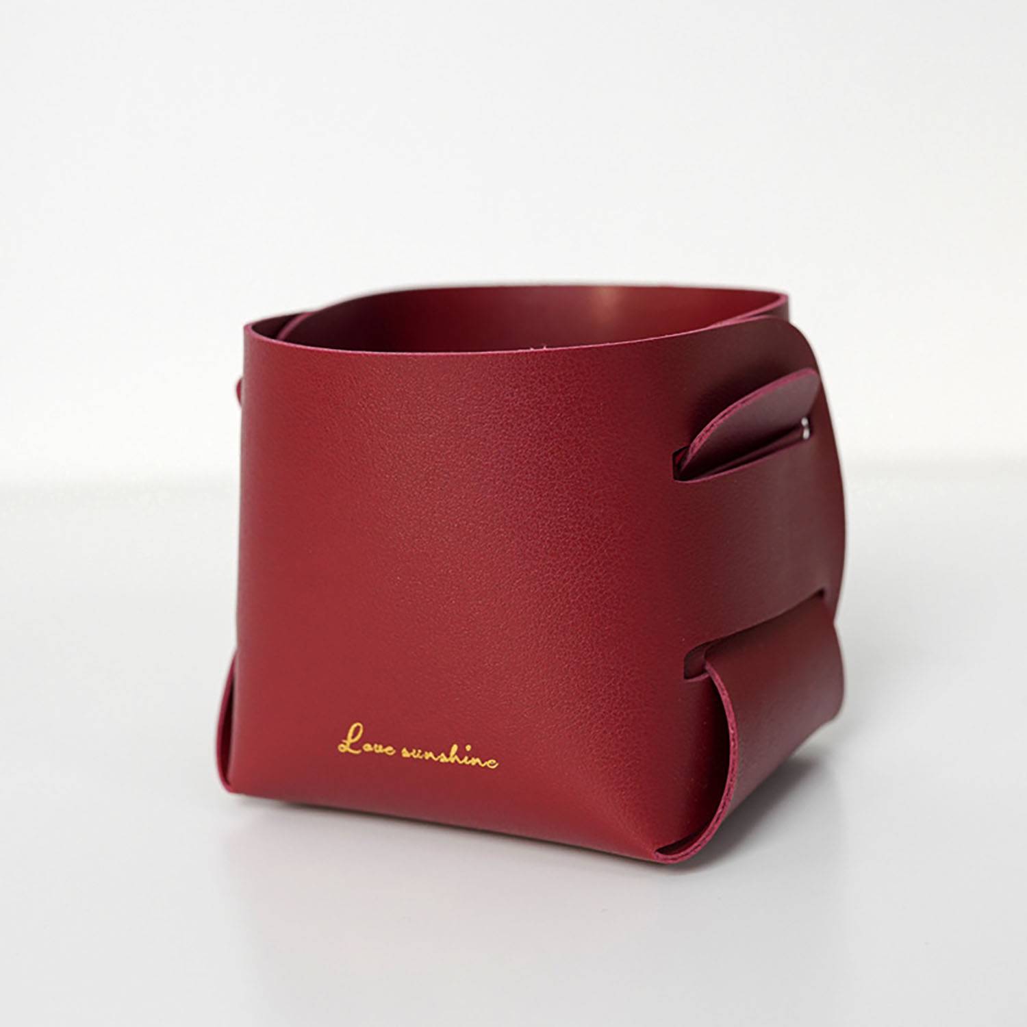 Detachable Leather Storage Basket 3