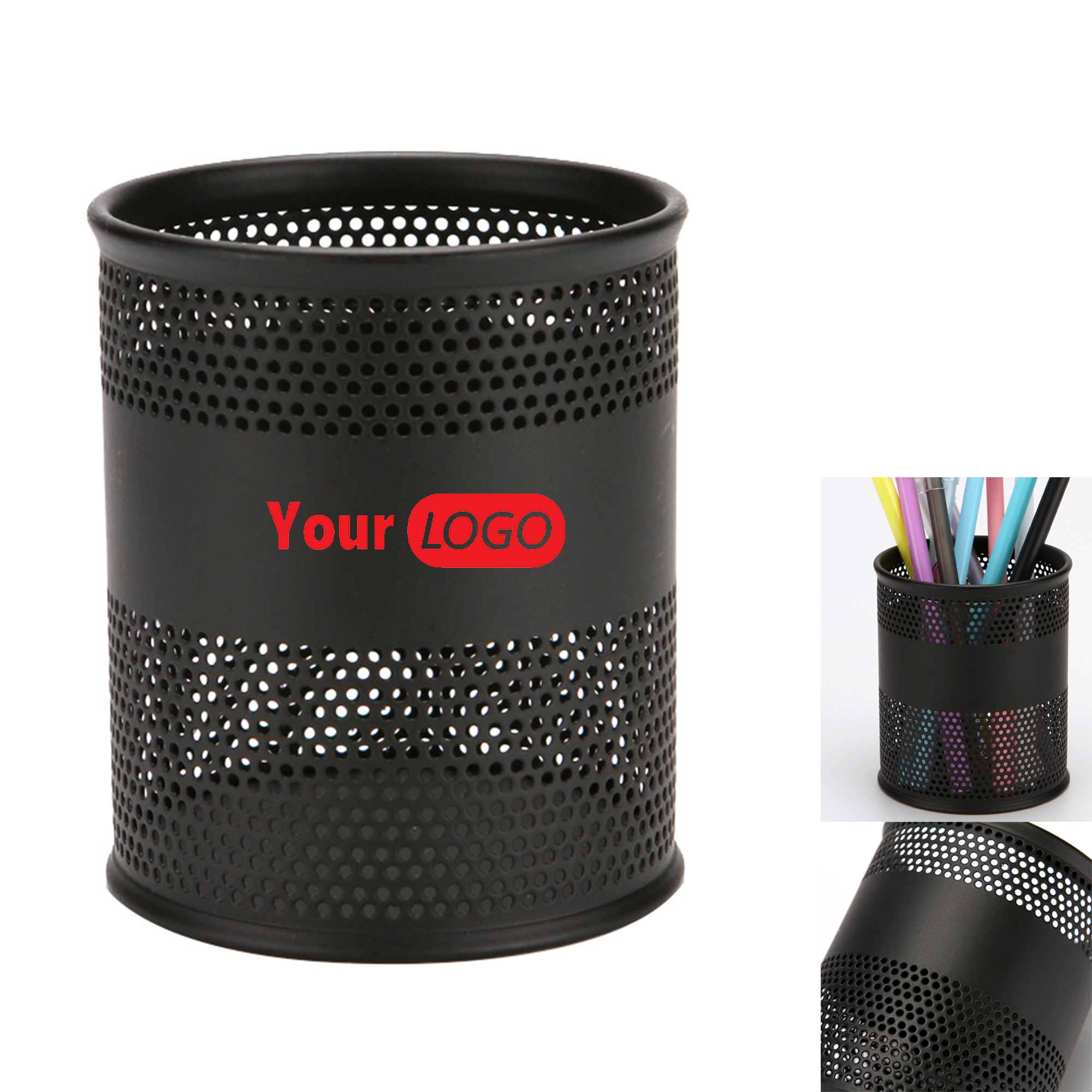 Metal Mesh Pen Holder 1
