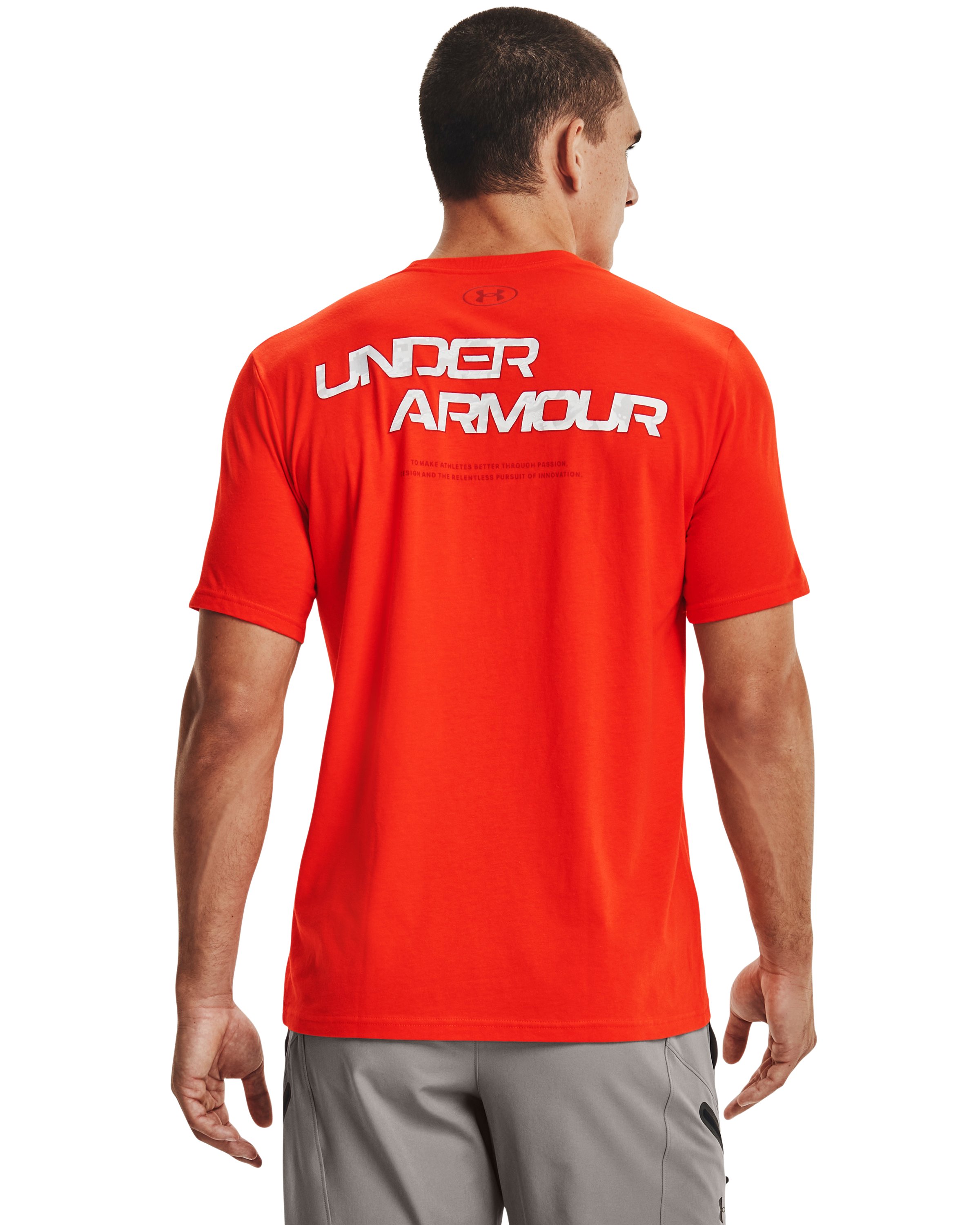 UA ABC Camo Fill Wordmark Men's Short Sleeve 9