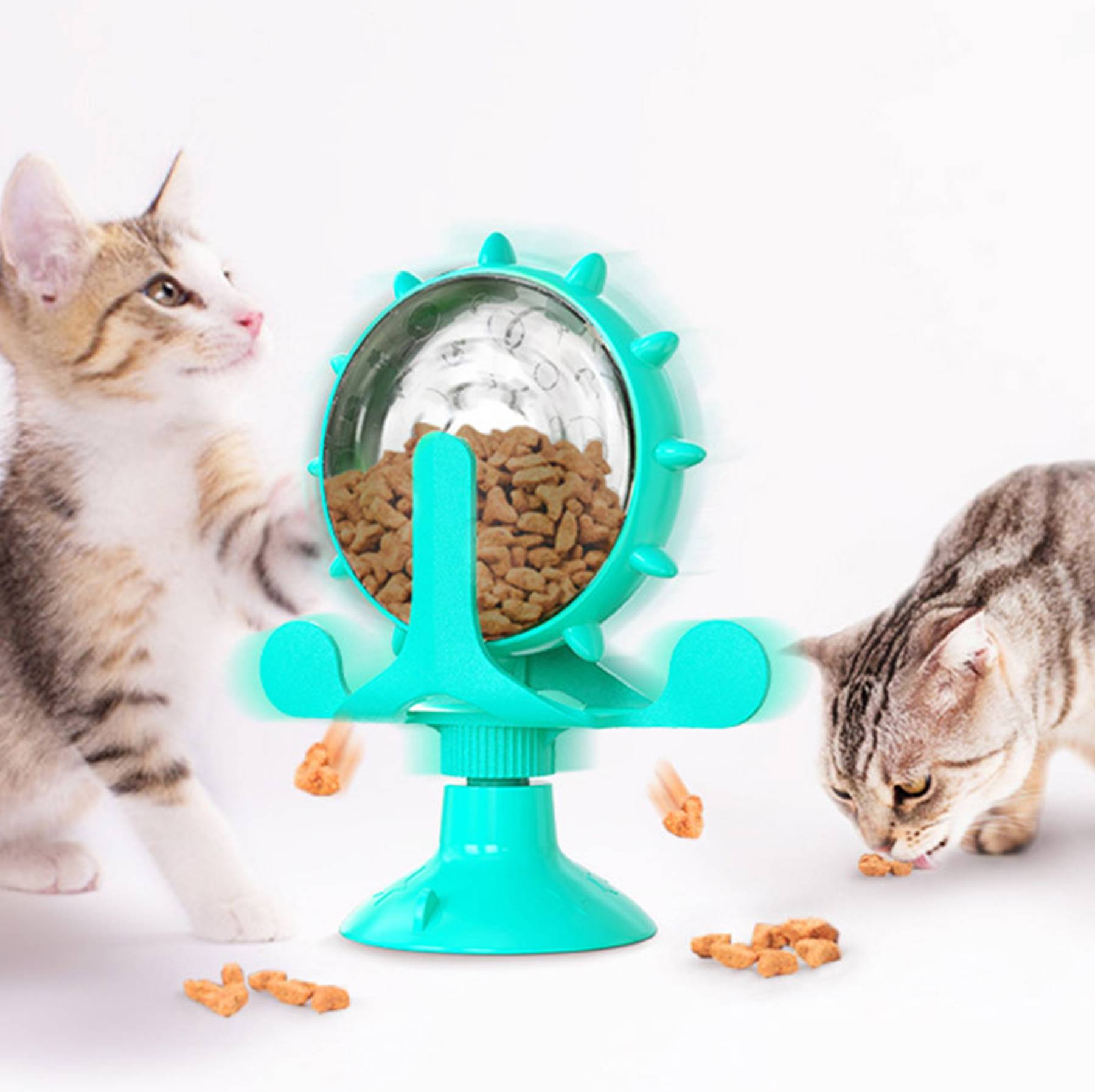 Pet Food Leakage Toy with Powerful Suction Cup 2