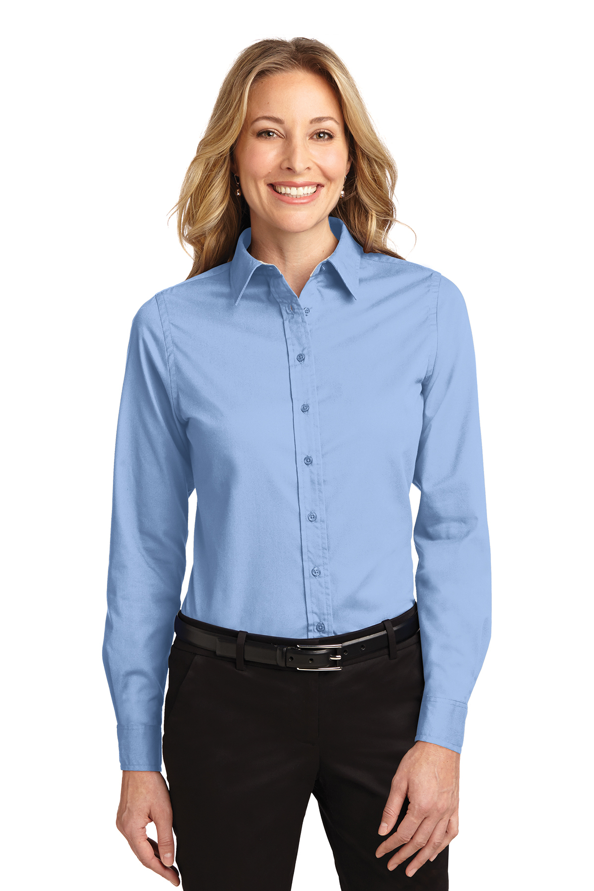 Ladies' Long Sleeve Oxford Button-Down Easy Care Shirts 10