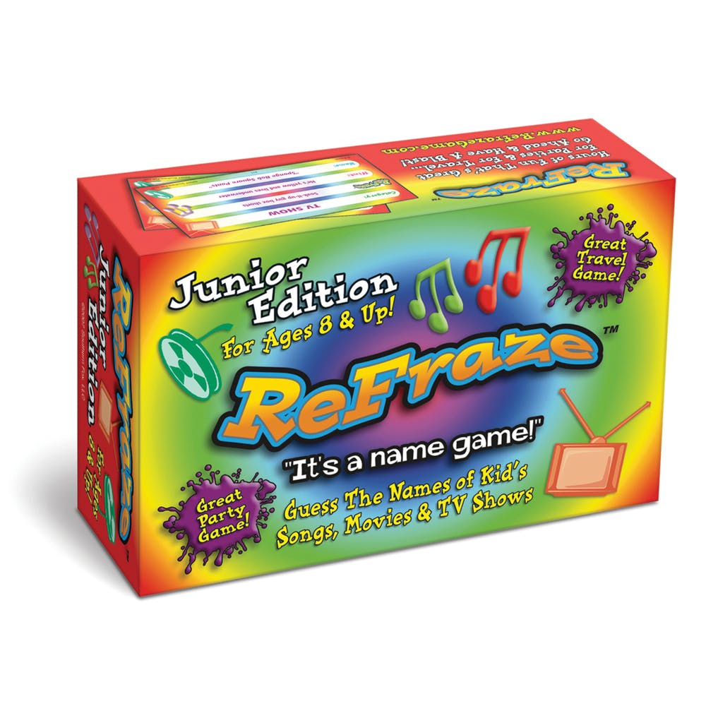 Re-Fraze Junior Edition Game - 200 Play Cards Ages 8+ 1