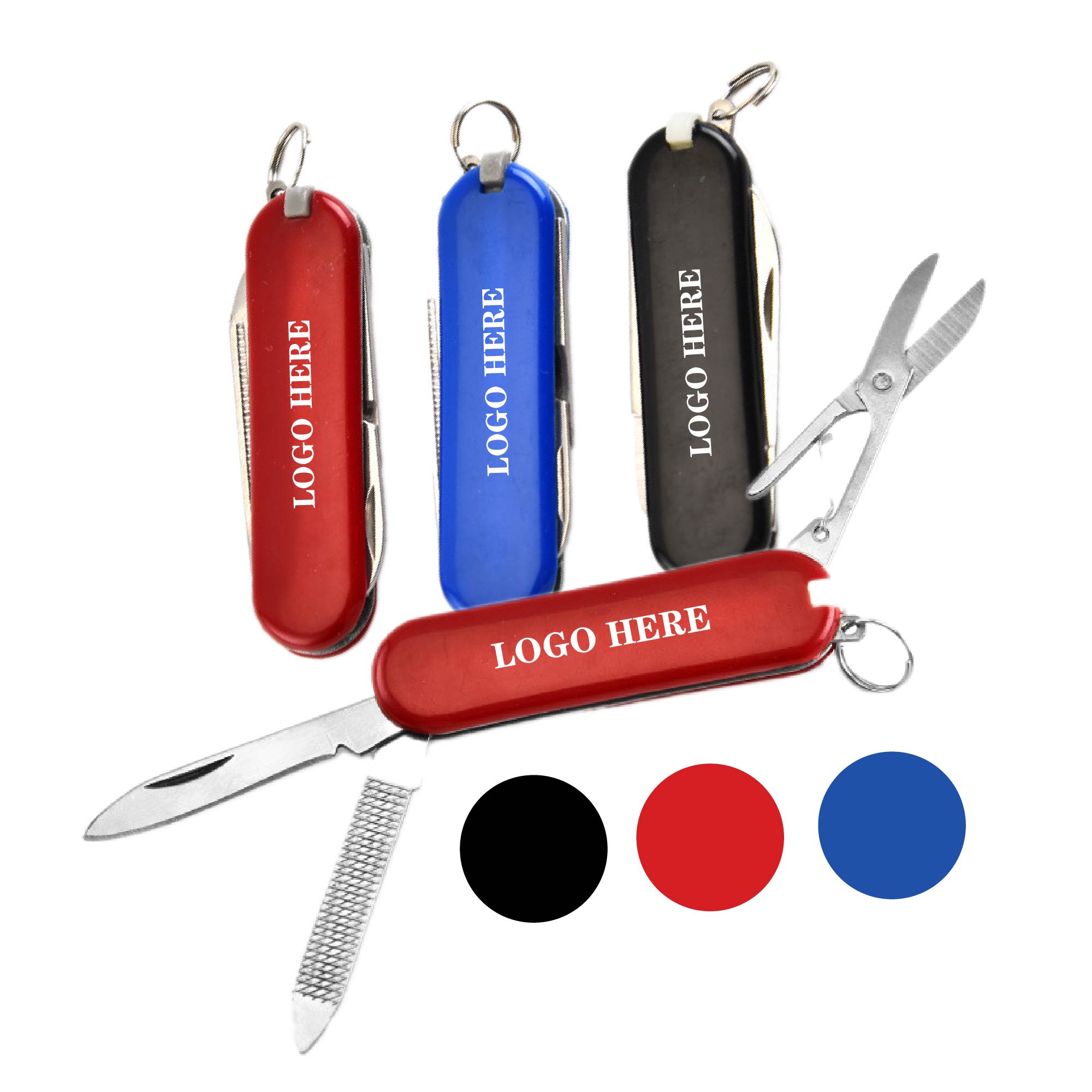 Mini Multi Folding Knife keychain 2