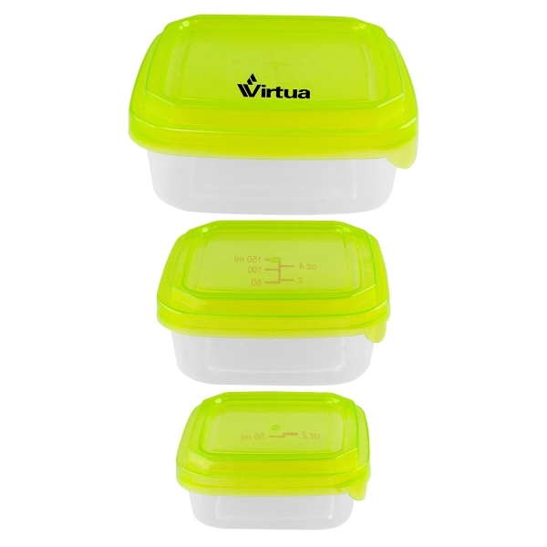 Square Portion Control Containers 13