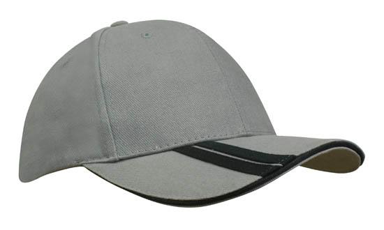 Brushed heavy cotton with double strip on the visor 7