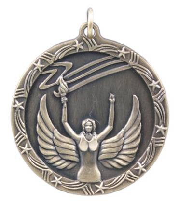 Victory Shooting Star Medal, 1 3/4" 2