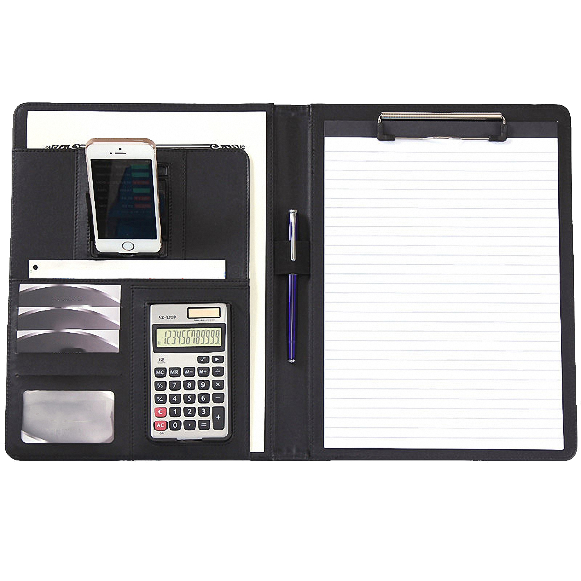 A4 Size Clipboard PU Leather Business Portfolio 5