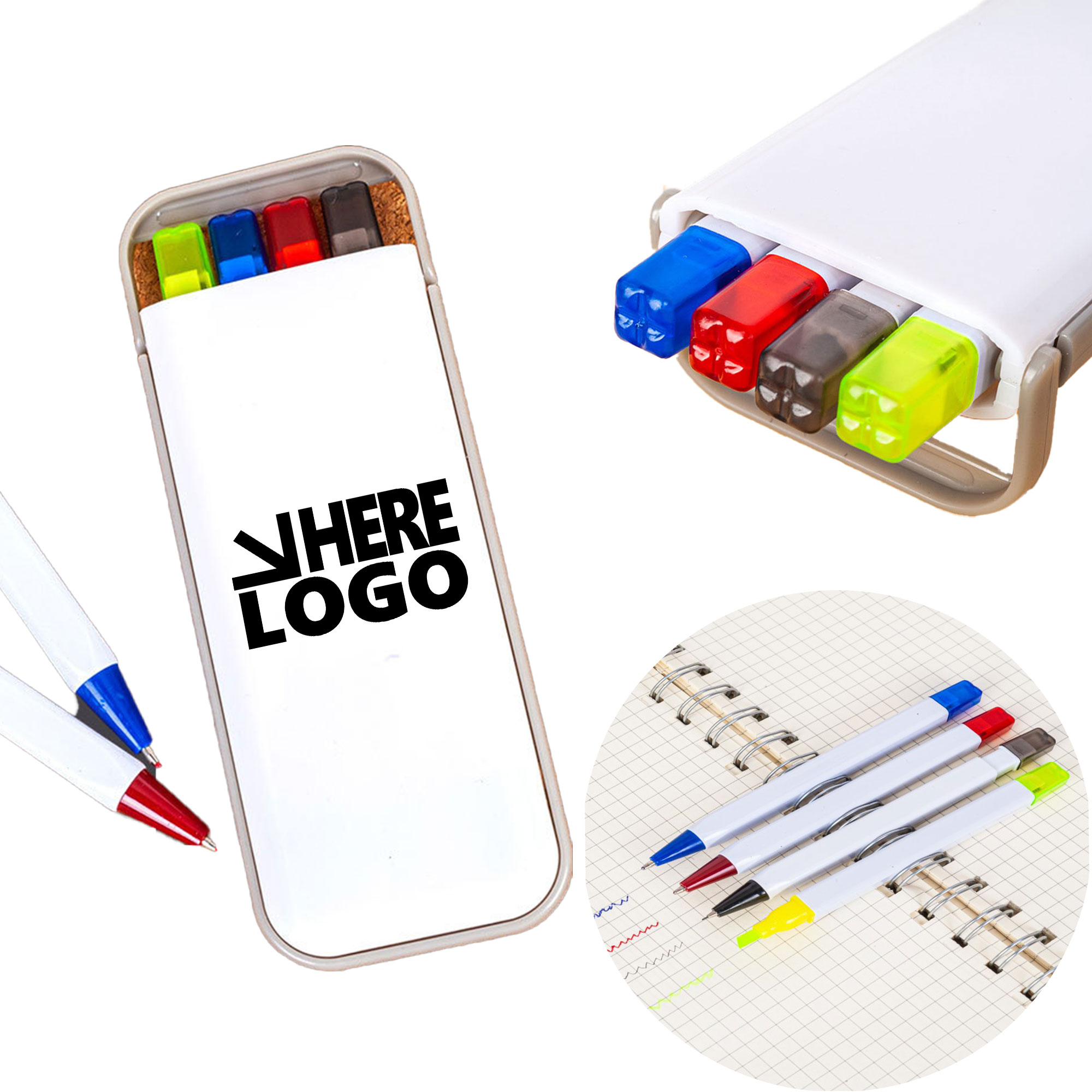 MOQ 20 4 In 1 Writing Set Pencil Case 2