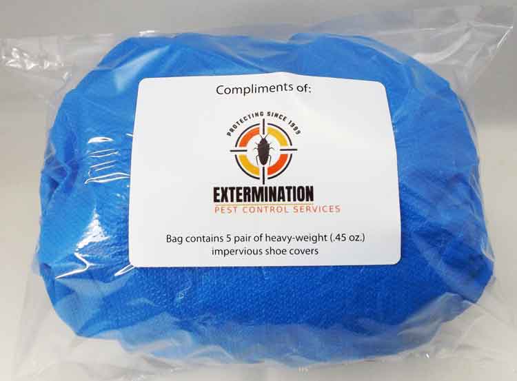Heavyweight 12gm (.45 oz.) CPE, Impervious Shoe/Boot Covers - PromoPack 4
