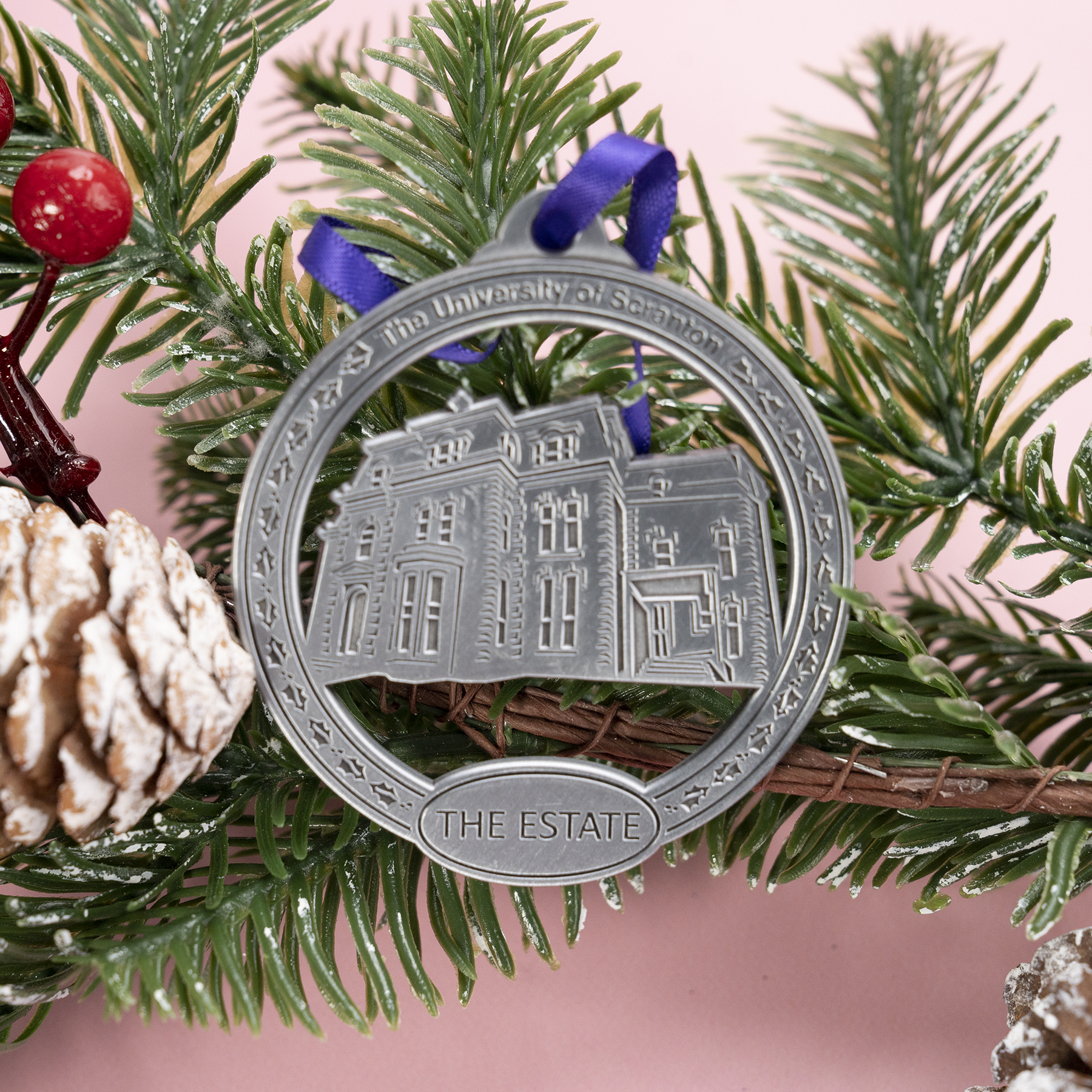 Die Struck Ornaments: 3" W x 3" H 7