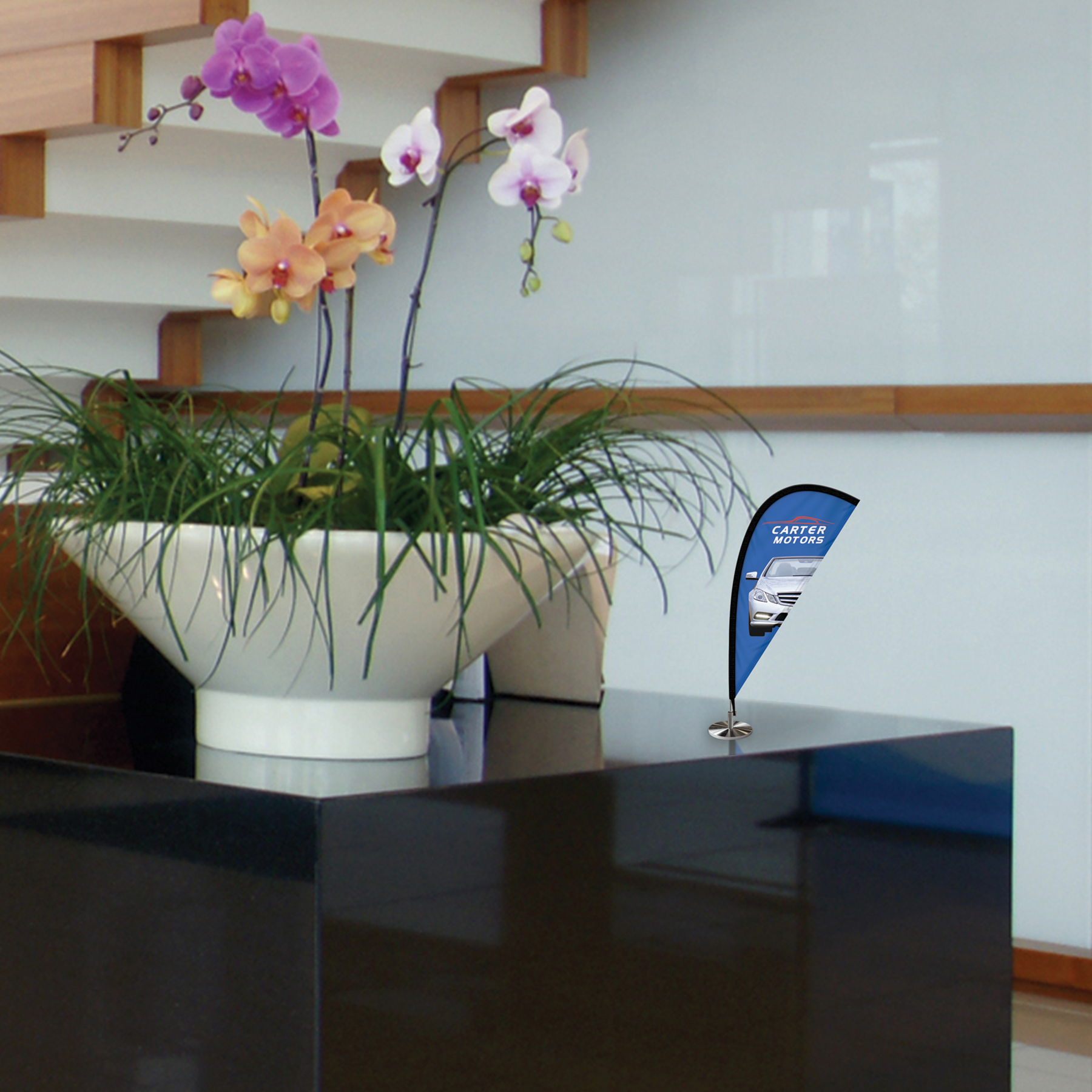 Mini Desktop Teardrop Banner 11