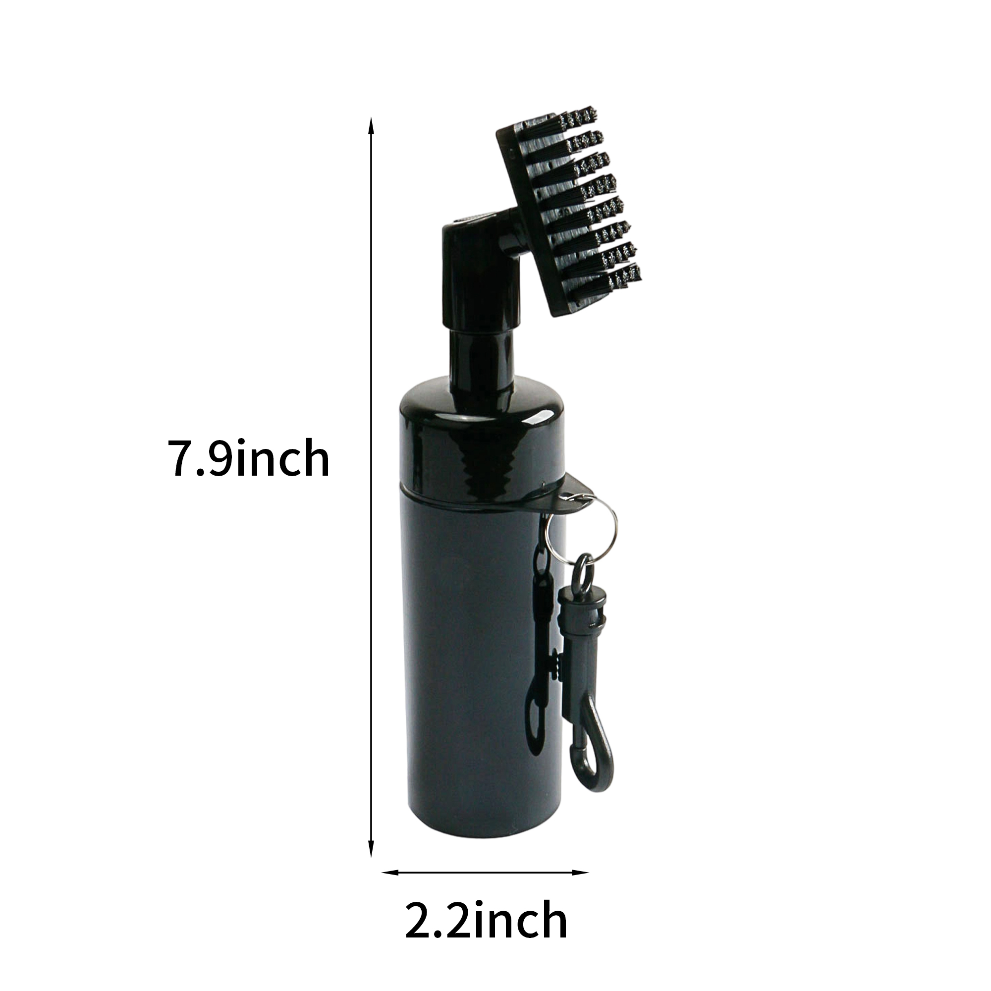 Polypropylene Golf Club Cleaning Brush With Water Spray Bottle 5