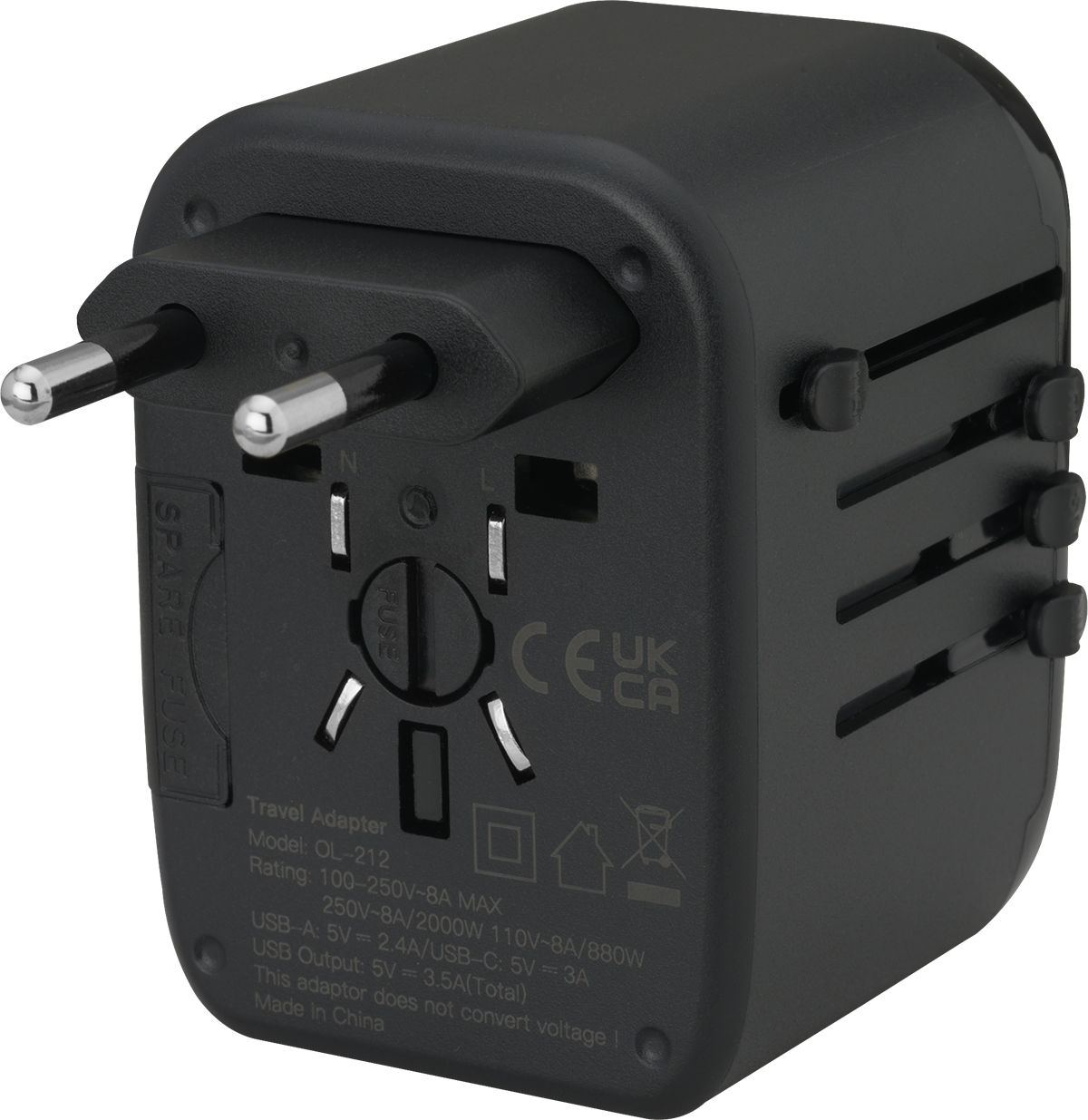 Universal Travel 2 USB / 2 Type-C Adapter 15