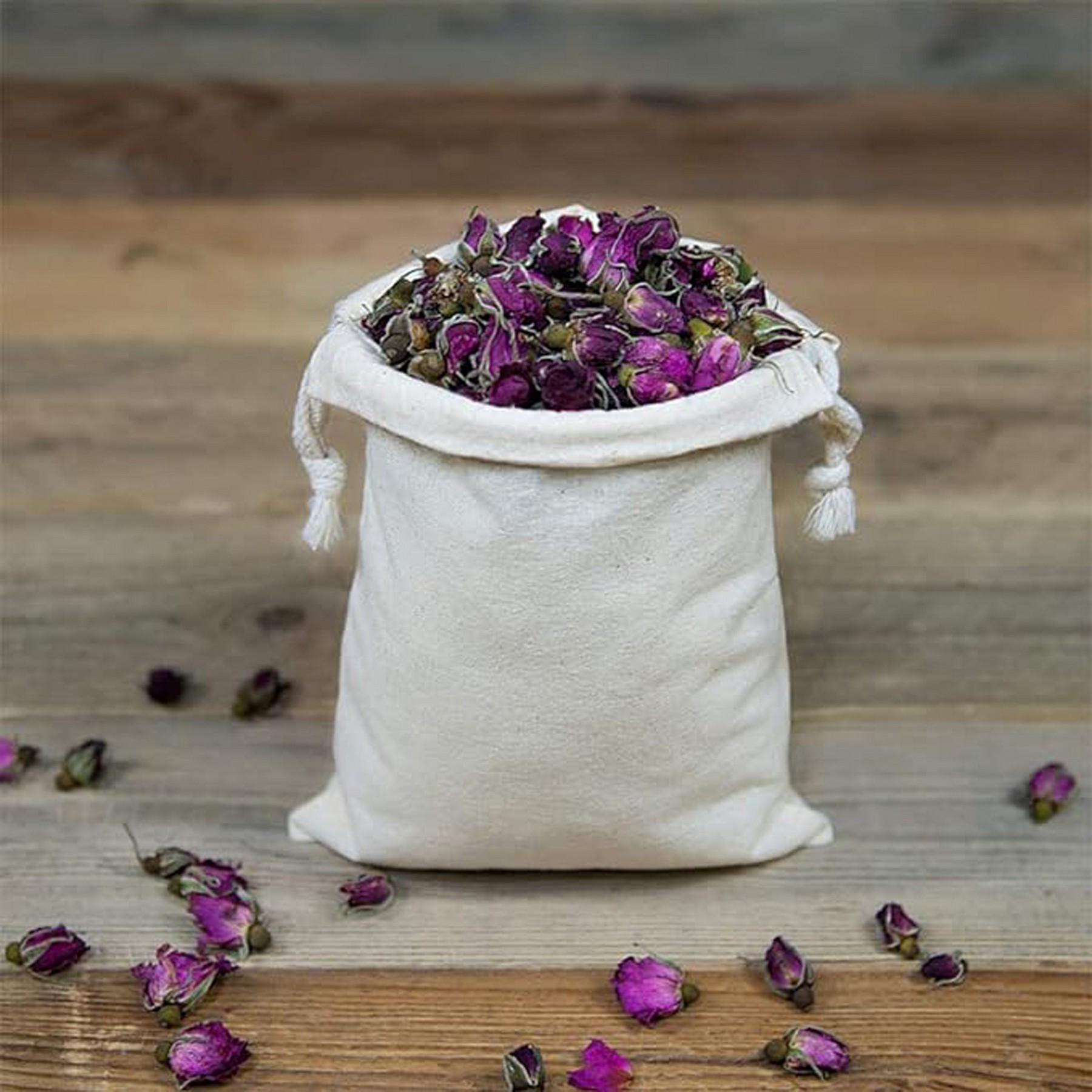 Burlap Bag with Drawstring 3