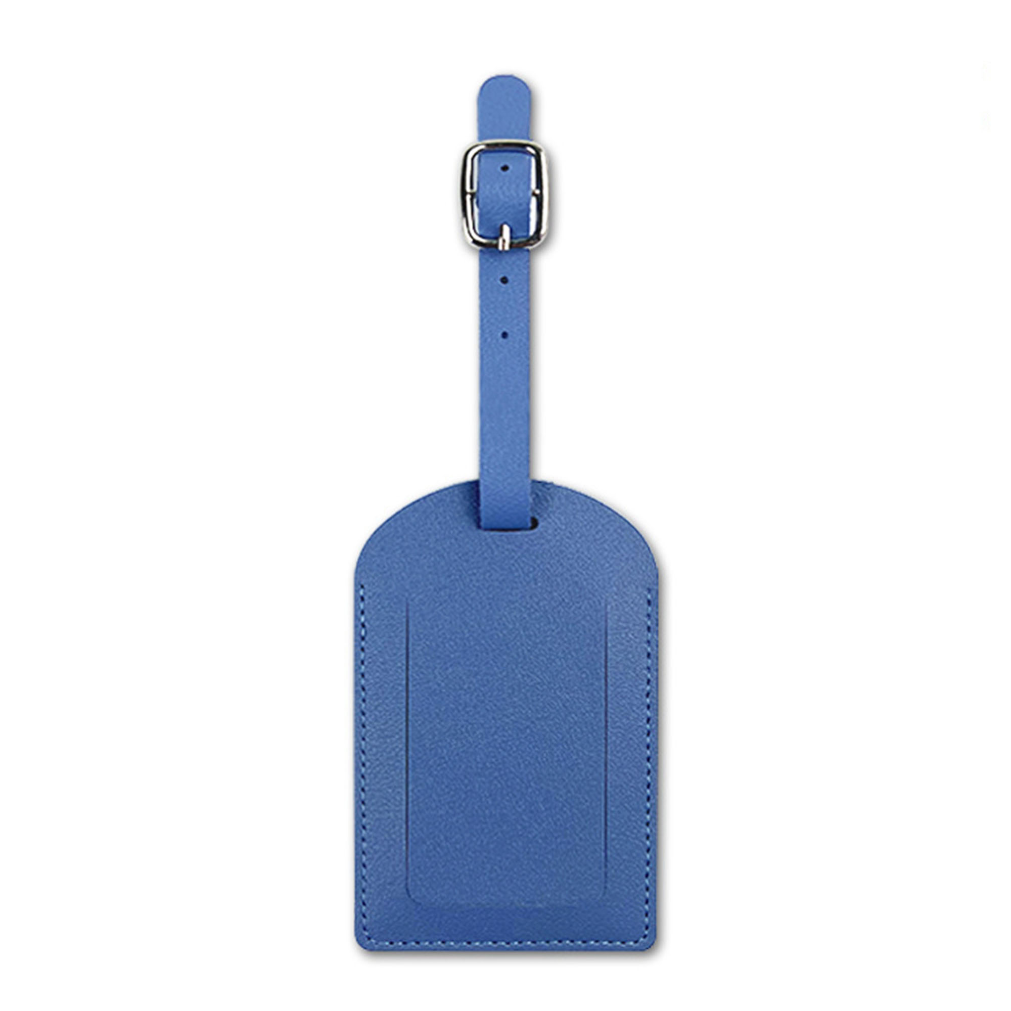 Debossed PU Leather Luggage Bag Tags 10
