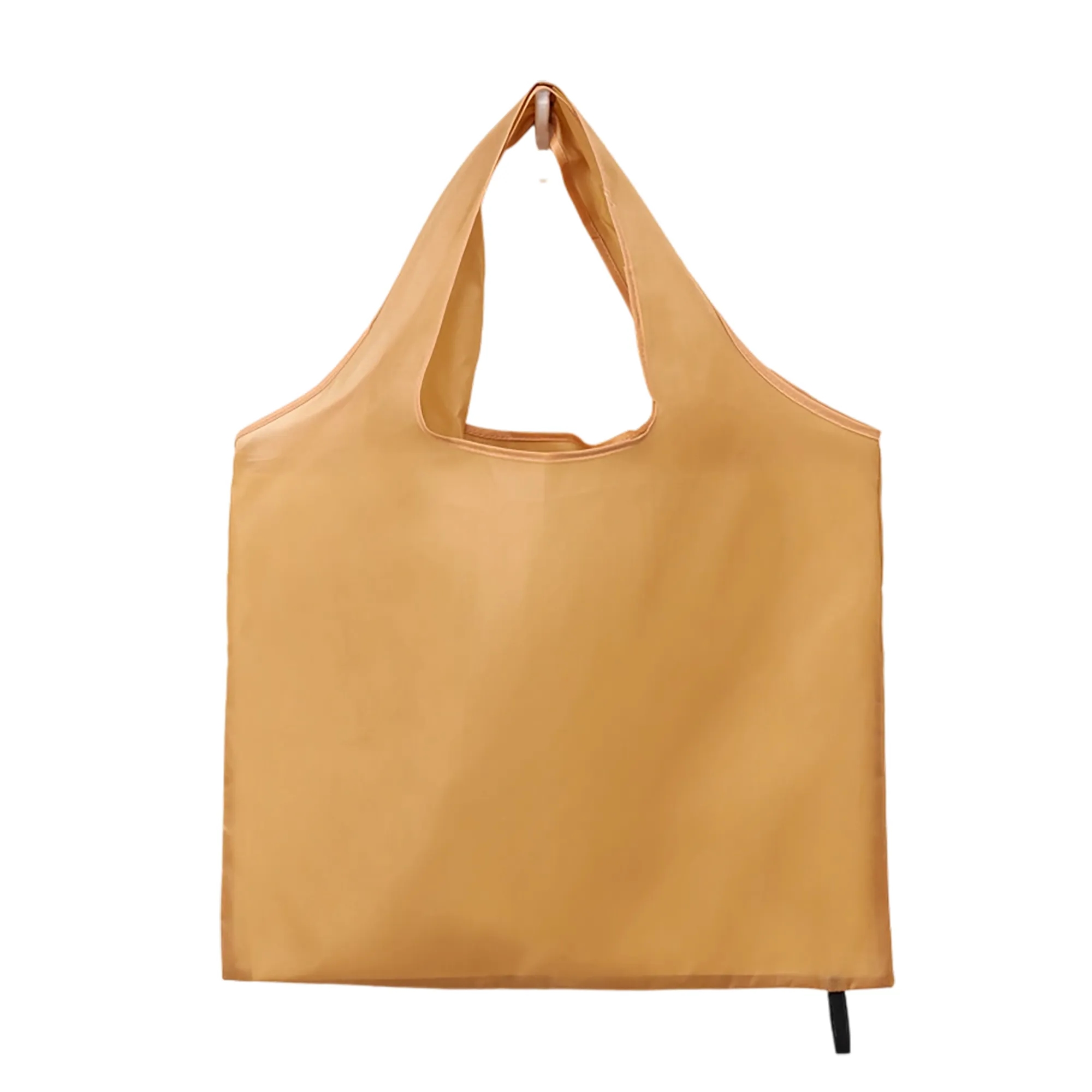 Compact Foldable Shopping Tote with Rope Closure 2