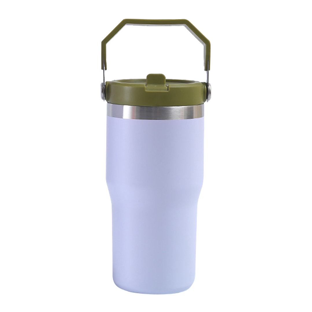 MaxImprint 30oz Stainless Steel Car Tumbler with Handle Full Wrap Full Color Imprint Included 2