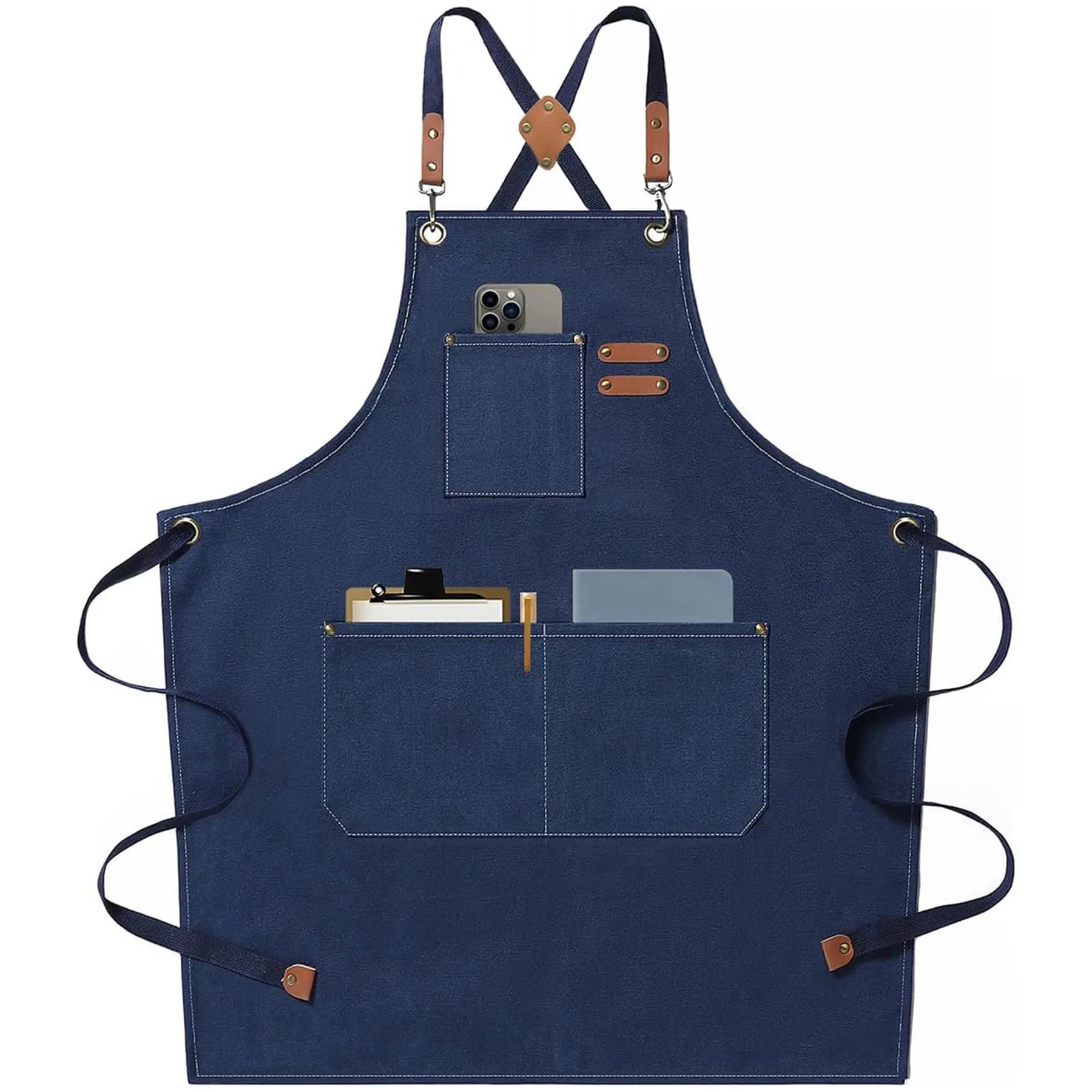 Chef Aprons with Large Pockets 10