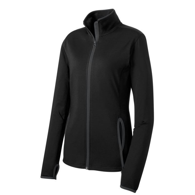 Sport-Tek Women's Sport-Wick Stretch Contrast Full-Zip Jacket. 48