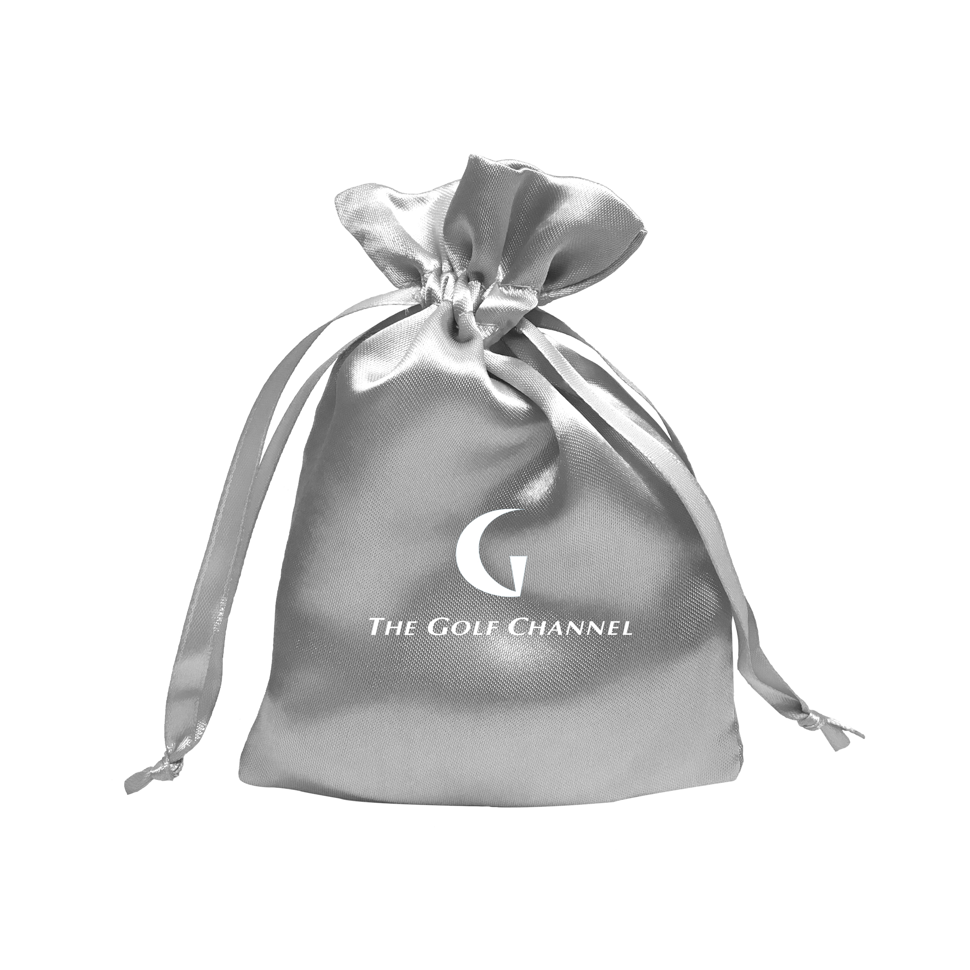 Medium Trendy Satin Drawstring Pouch 5
